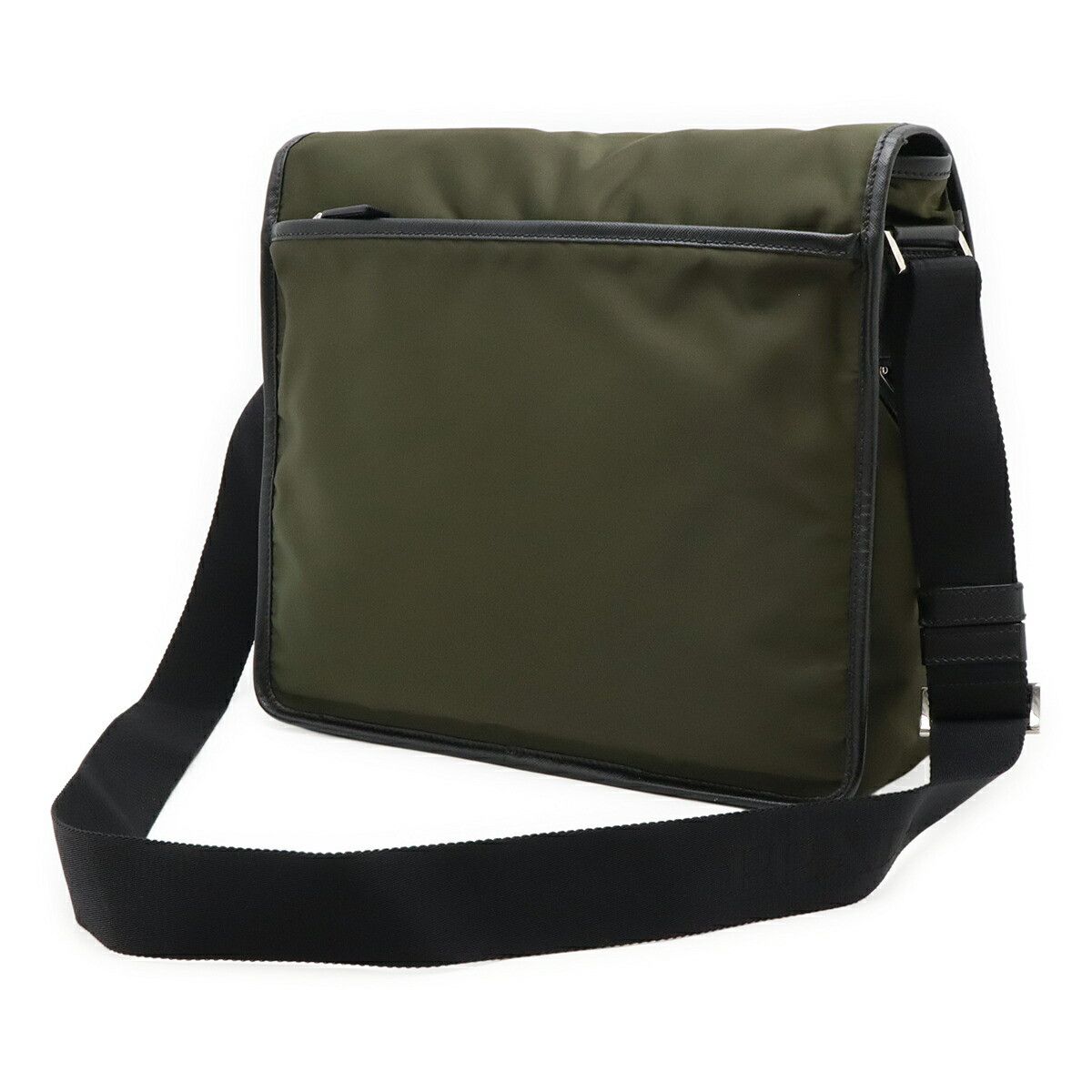 Prada Prada Prada Logo Jacquard Nylon Shoulder Bag Textile Crossbody Bag 2VD166 DUTY FREE for USA Size ONE SIZE - 2 Thumbnail