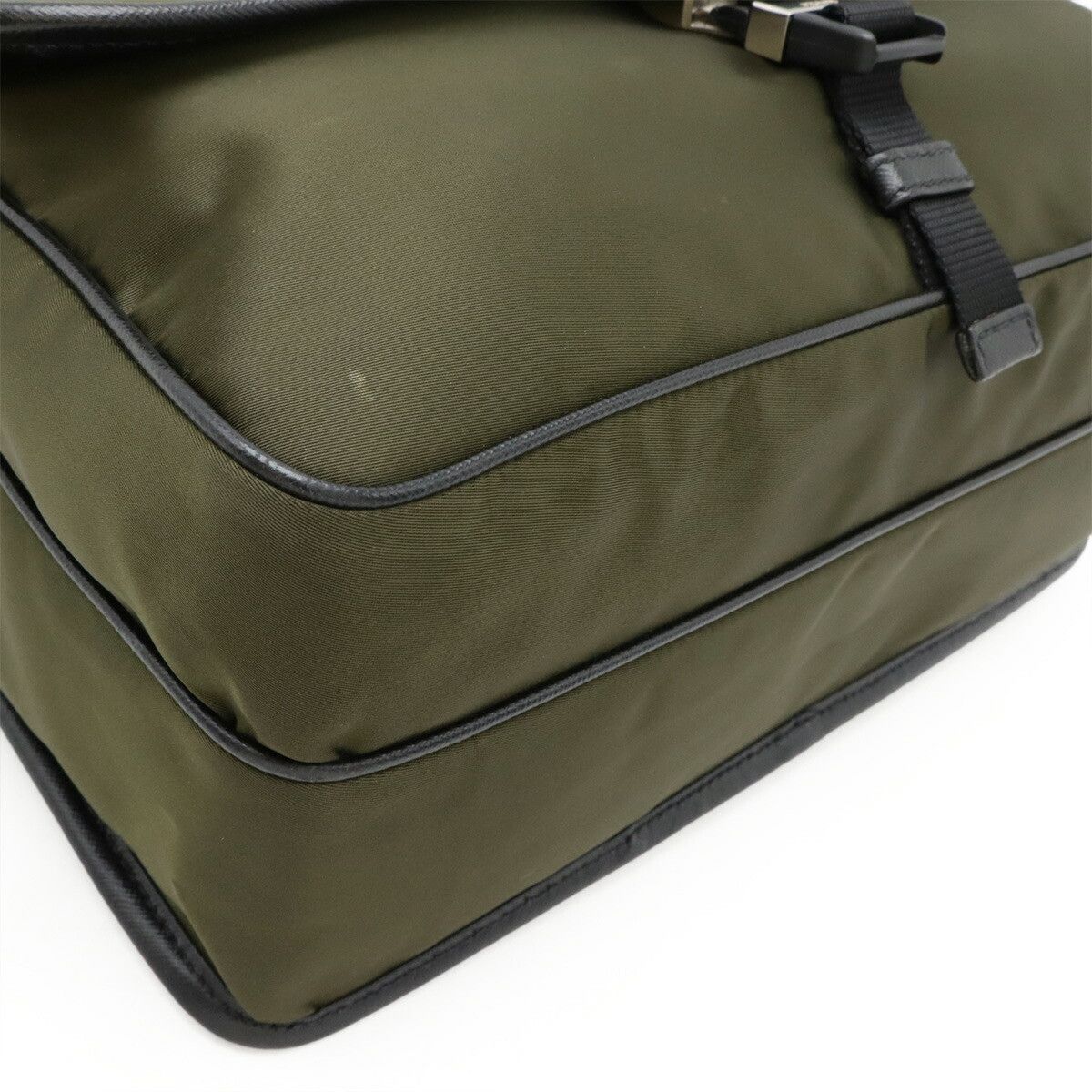 Prada Prada Prada Logo Jacquard Nylon Shoulder Bag Textile Crossbody Bag 2VD166 DUTY FREE for USA Size ONE SIZE - 3 Thumbnail