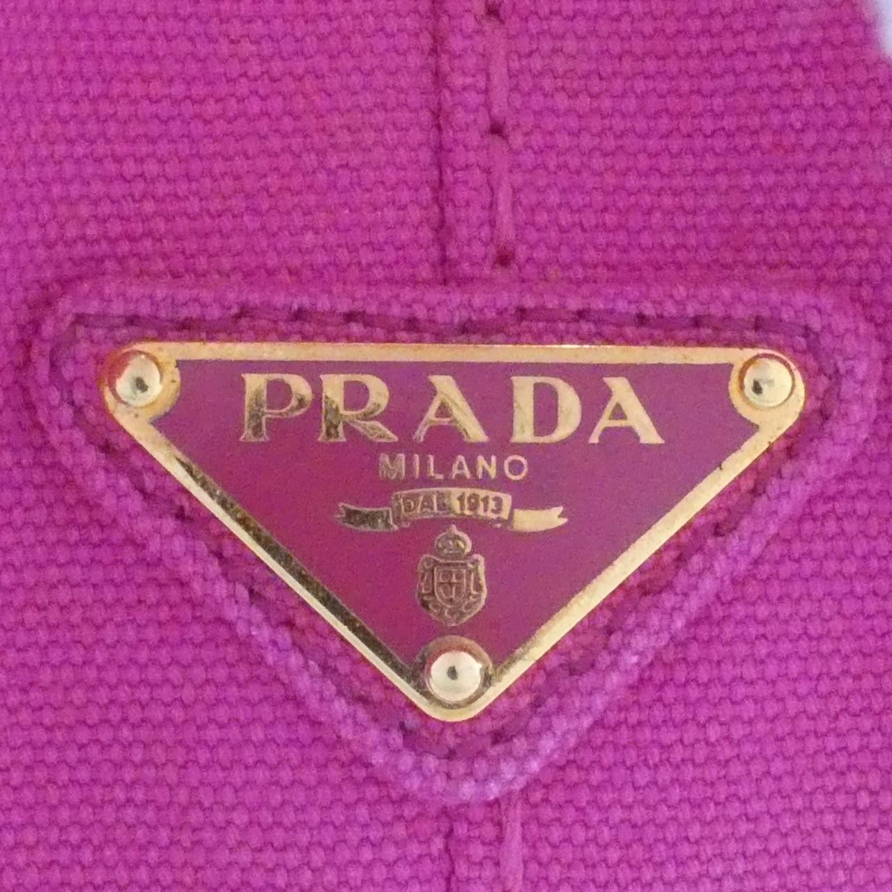 Prada Prada Prada CANAPA Handbag Textile Tote Bag BN2439 DUTY FREE for USA Size ONE SIZE - 5 Thumbnail
