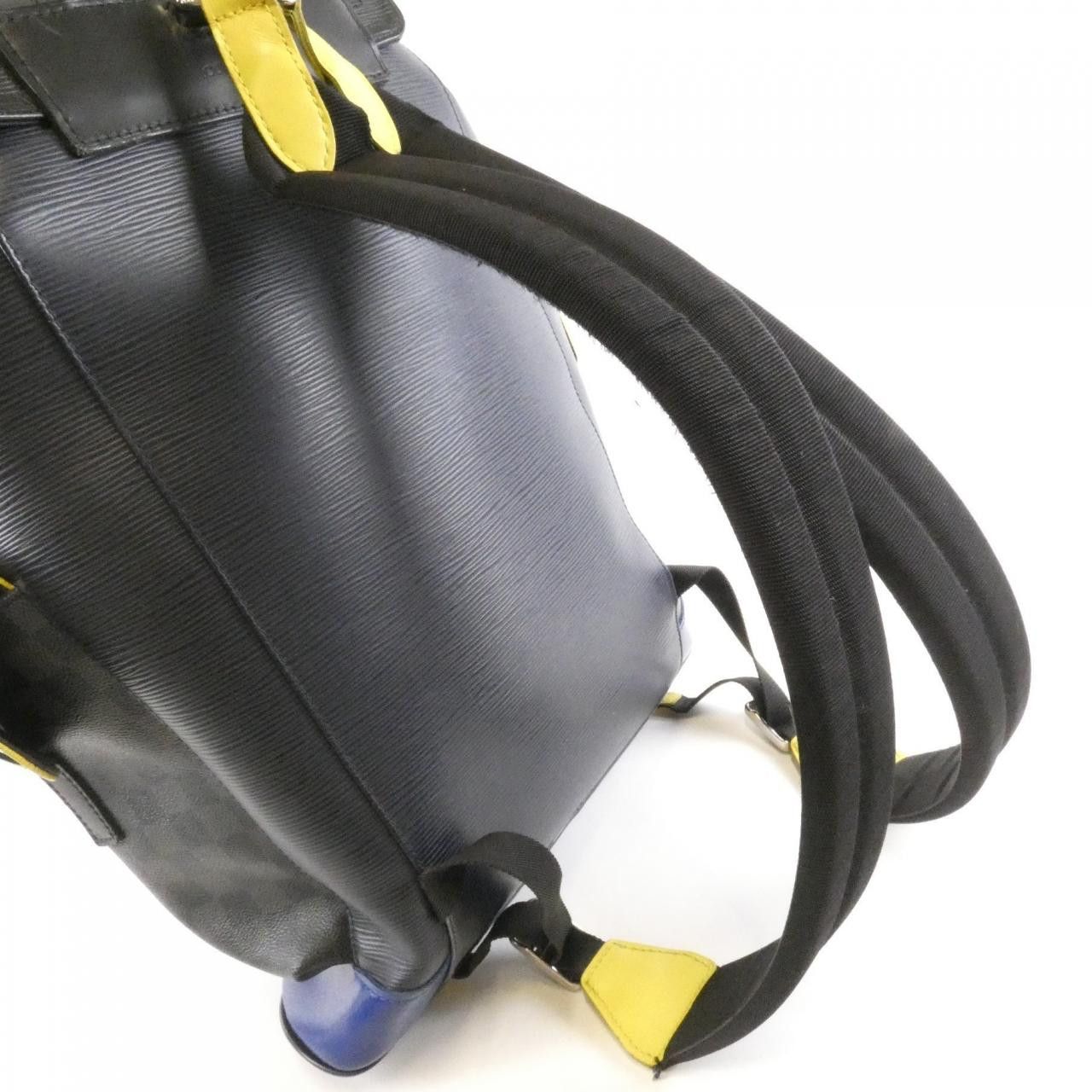 Louis Vuitton Louis Vuitton Louis Vuitton Christopher Epi Damier Graphite Coated Canvas Calf Backpack Textile Backpack M55111 DUTY FREE for USA Size ONE SIZE - 5 Thumbnail