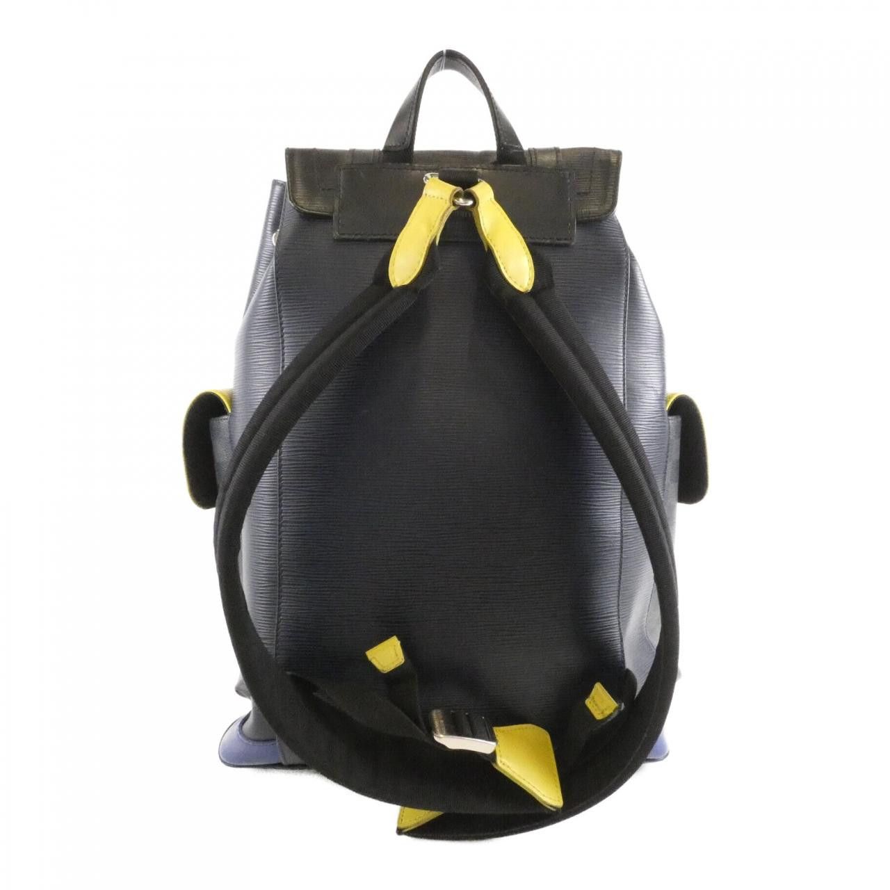 Louis Vuitton Louis Vuitton Louis Vuitton Christopher Epi Damier Graphite Coated Canvas Calf Backpack Textile Backpack M55111 DUTY FREE for USA Size ONE SIZE - 2 Thumbnail