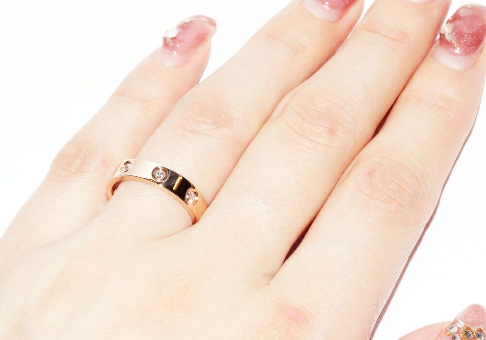 Cartier Cartier Cartier LOVE Au750 Ring Size 10 Precious Metal Ring B40508 DUTY FREE for USA Size ONE SIZE - 6 Thumbnail