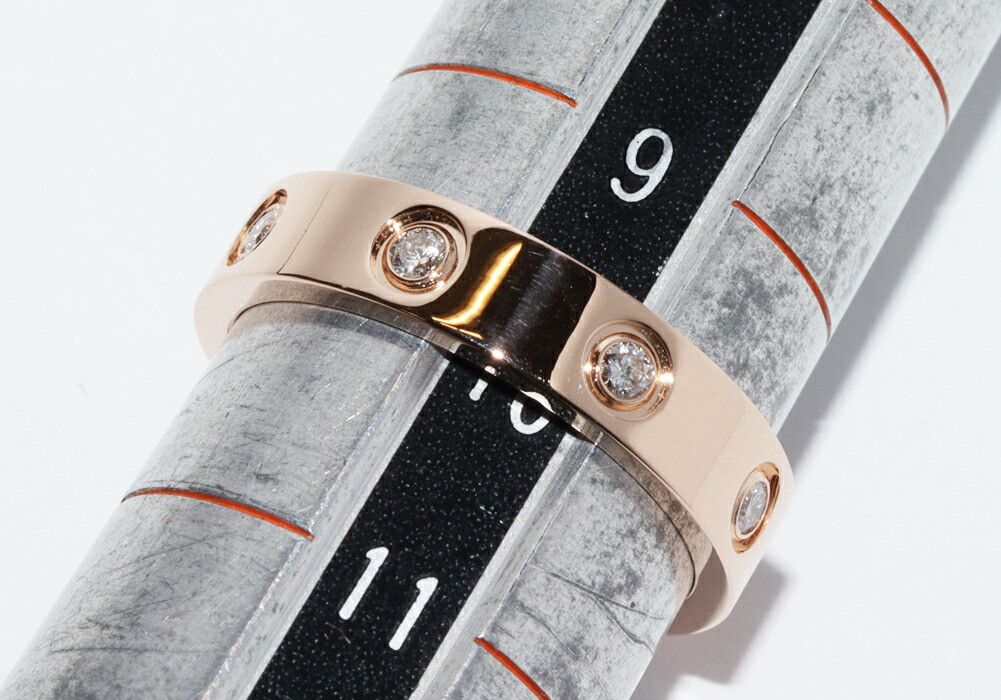 Cartier Cartier Cartier LOVE Au750 Ring Size 10 Precious Metal Ring B40508 DUTY FREE for USA Size ONE SIZE - 2 Thumbnail