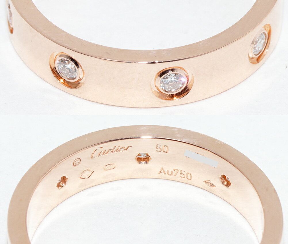 Cartier Cartier Cartier LOVE Au750 Ring Size 10 Precious Metal Ring B40508 DUTY FREE for USA Size ONE SIZE - 5 Thumbnail