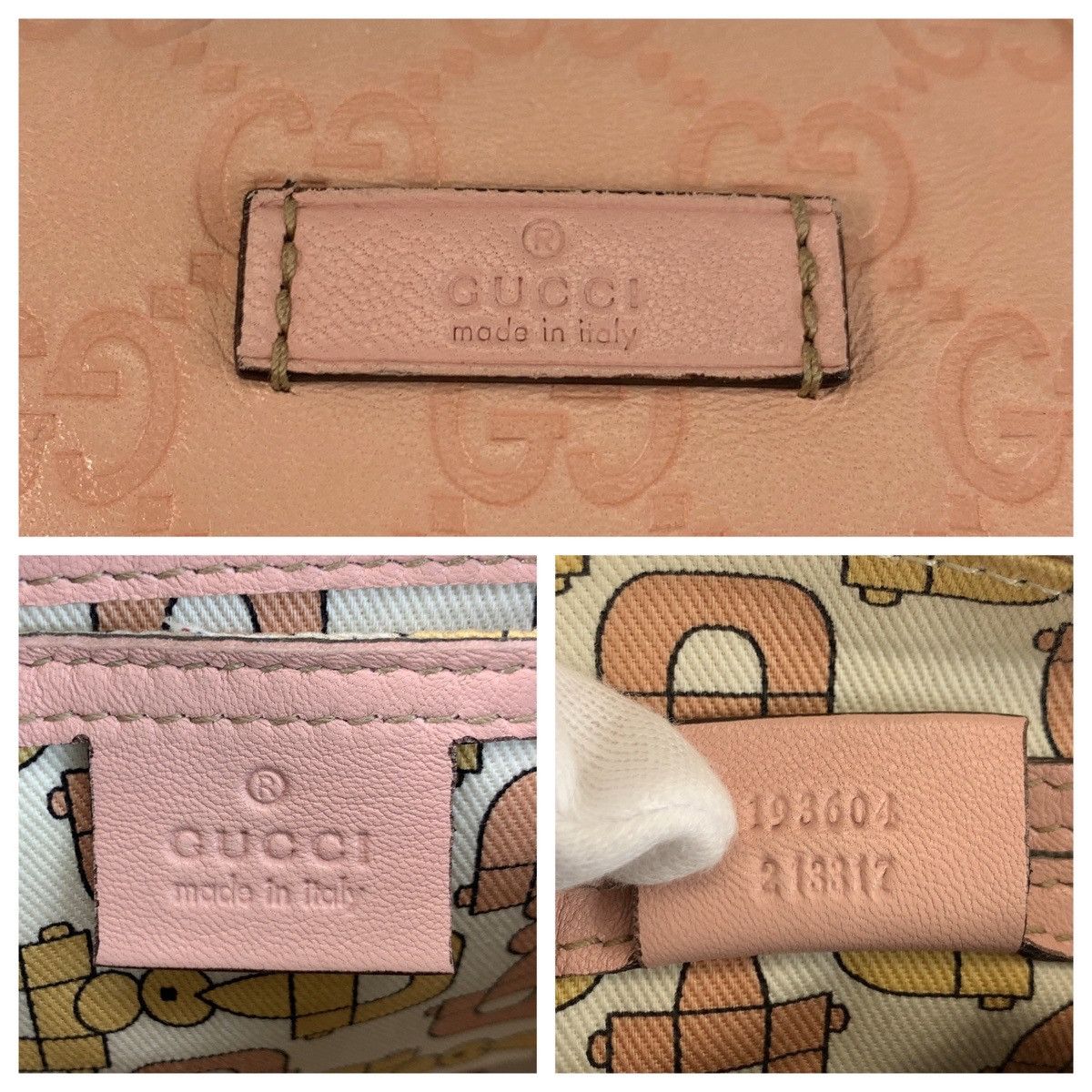 Gucci Gucci Guccissima Leather Handbag Leather Handbag 193604 DUTY FREE for USA