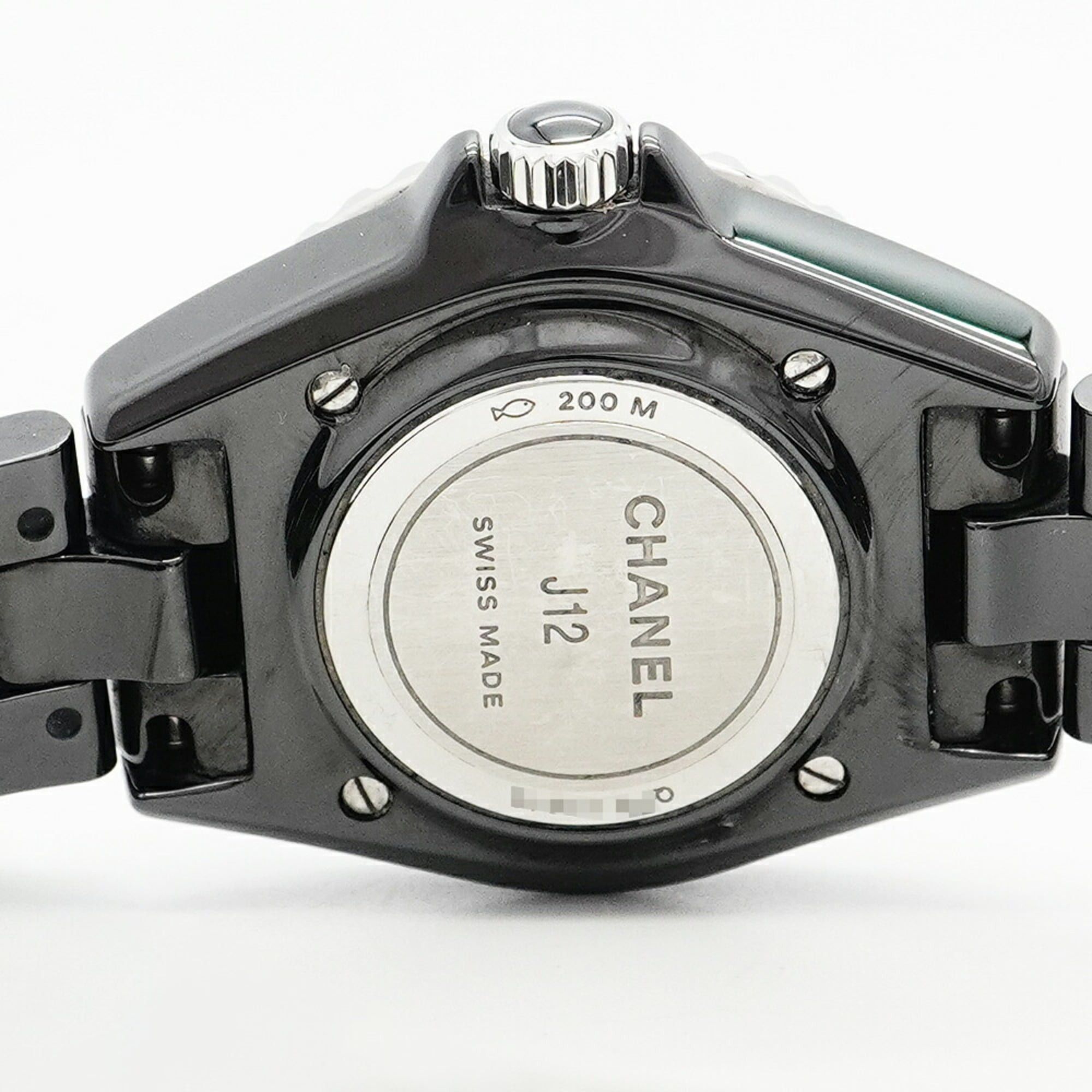 Chanel J12 H5701 Black Dial Women's Watch