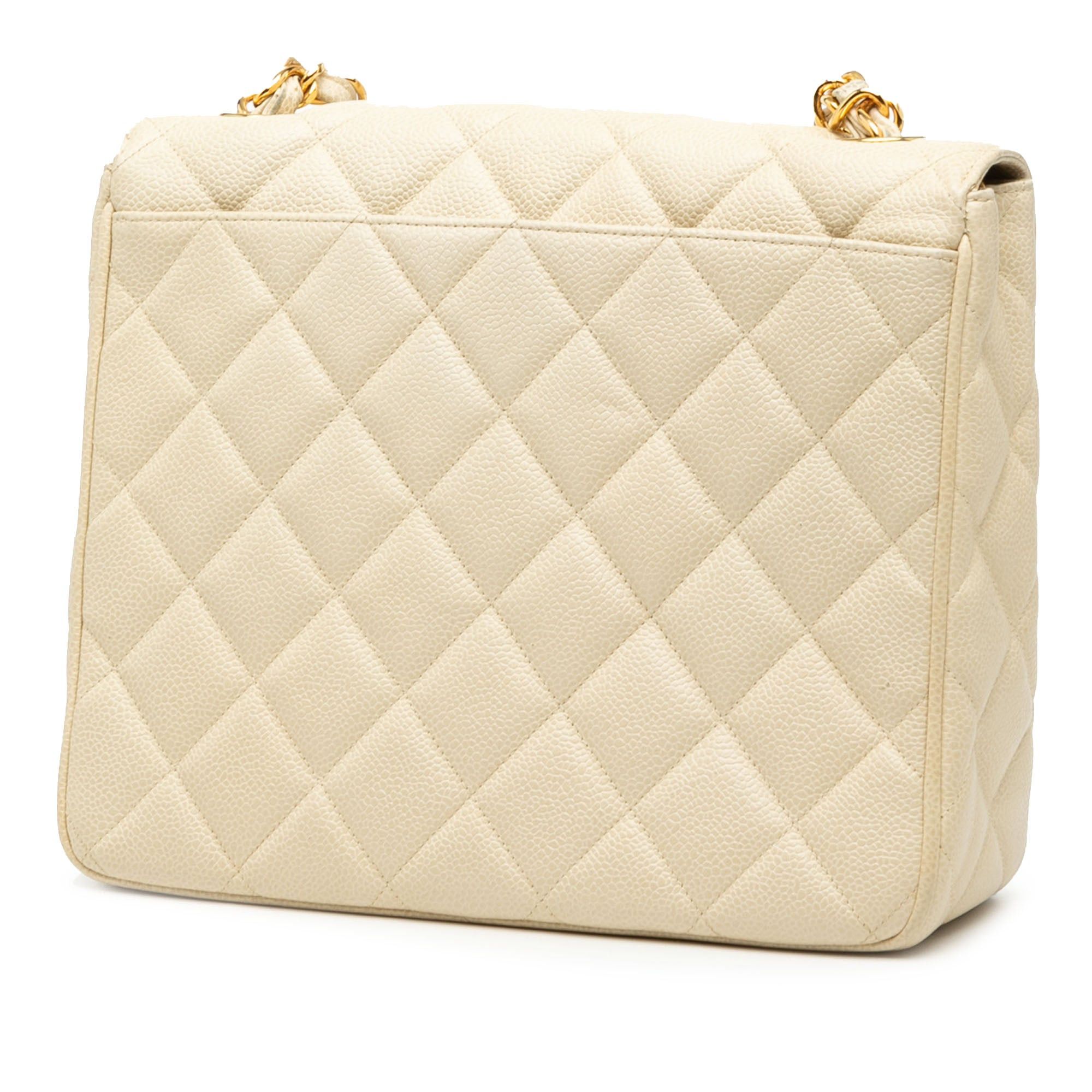 Chanel XL CC Quilted Caviar Square Single Flap Size ONE SIZE - 2 Thumbnail