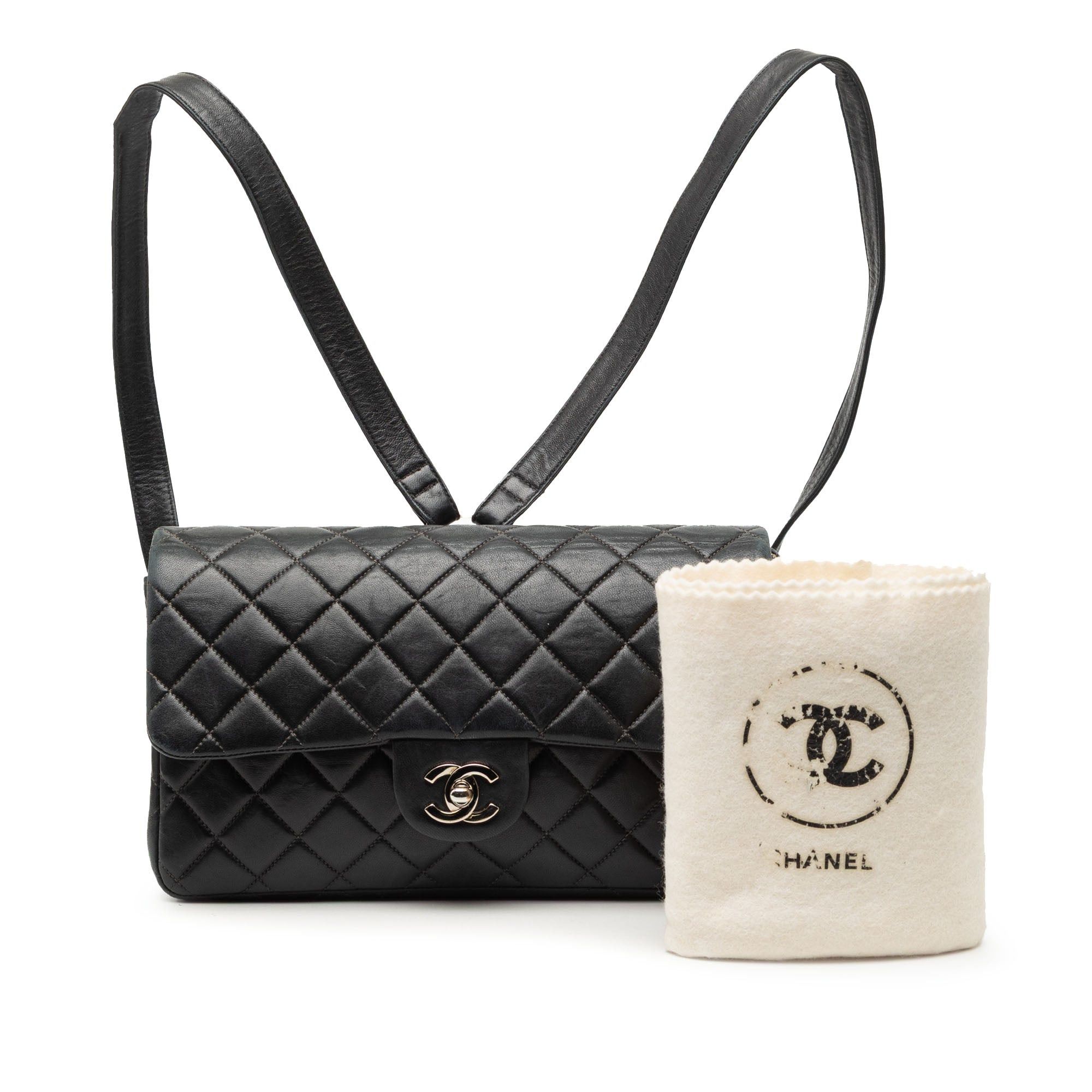 Chanel Medium Quilted Lambskin Flap Backpack Size ONE SIZE - 12 Thumbnail