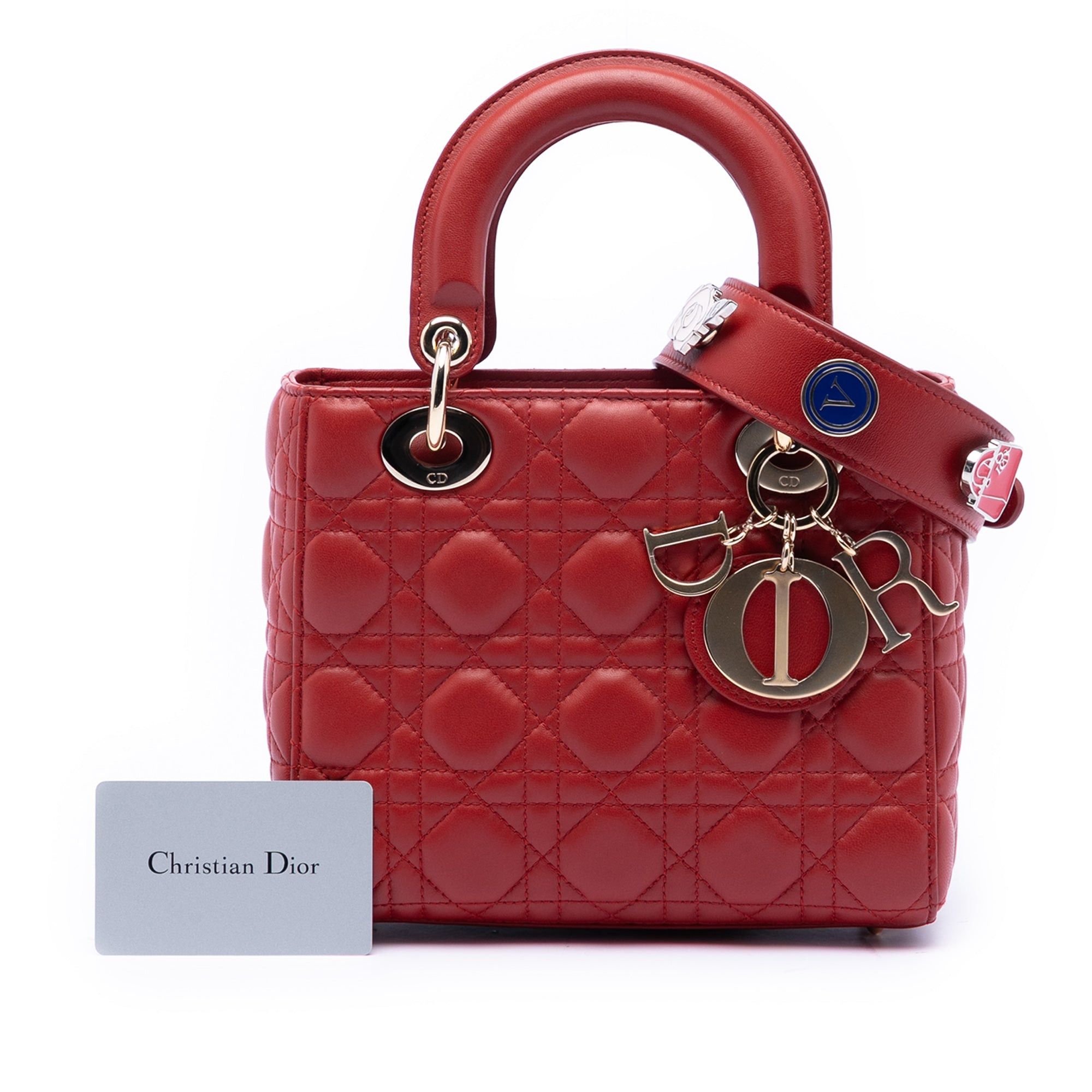 Dior Small Lambskin Cannage My ABCDior Lady Dior Size ONE SIZE - 8 Thumbnail