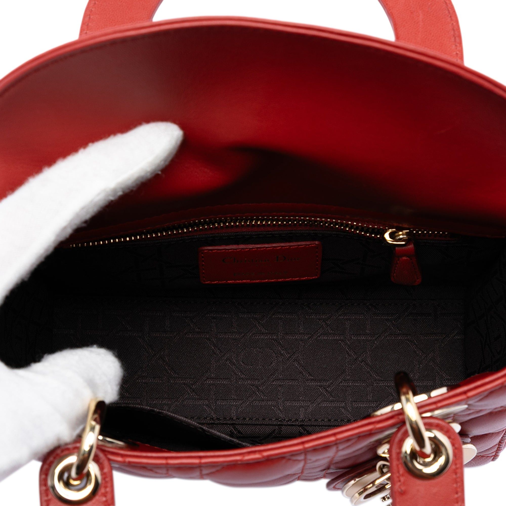 Dior Small Lambskin Cannage My ABCDior Lady Dior Size ONE SIZE - 4 Thumbnail