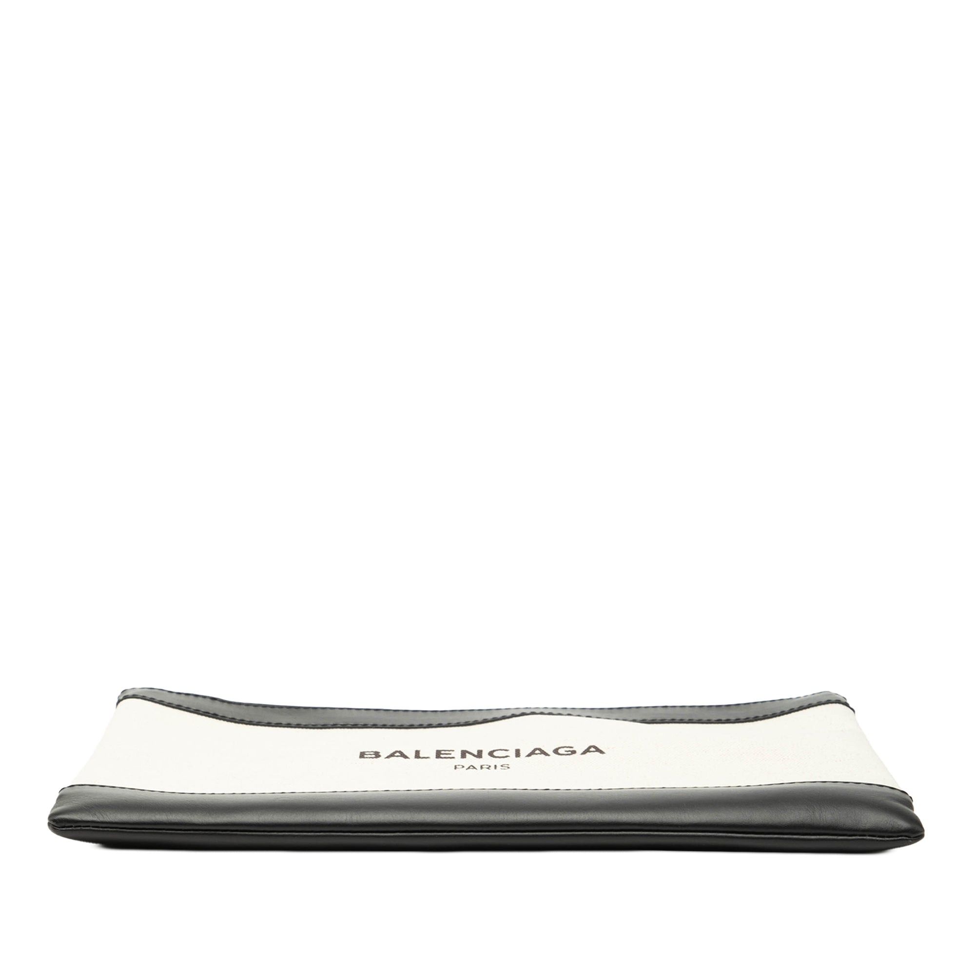 Balenciaga M Canvas Navy Clip Clutch Size ONE SIZE - 3 Thumbnail