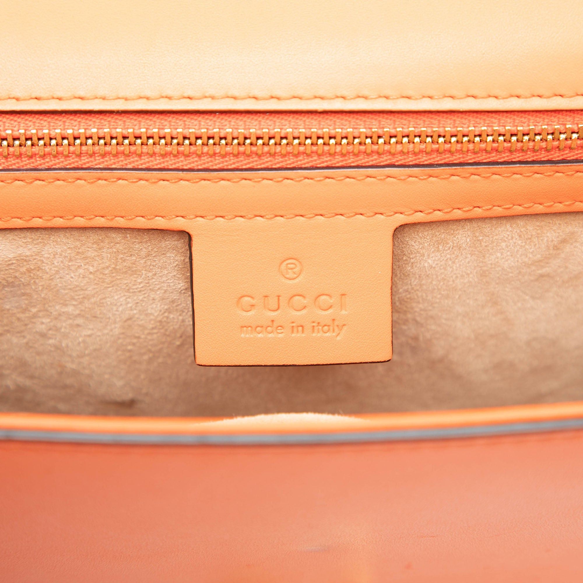 Gucci Small Leather Sylvie Web Satchel Size ONE SIZE - 5 Thumbnail