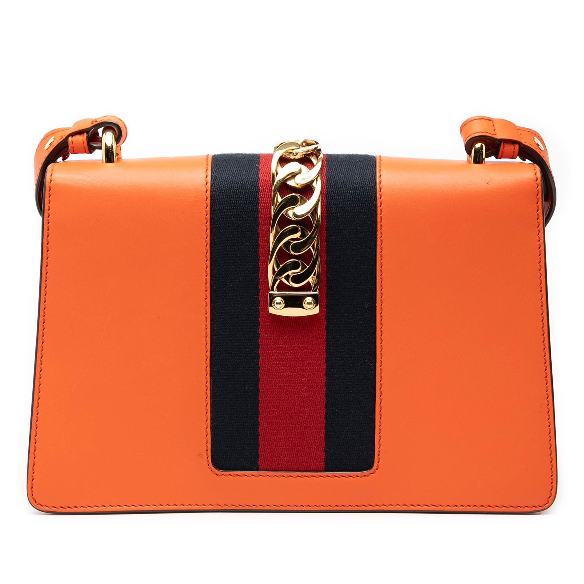 Gucci Small Leather Sylvie Web Satchel Size ONE SIZE - 2 Thumbnail