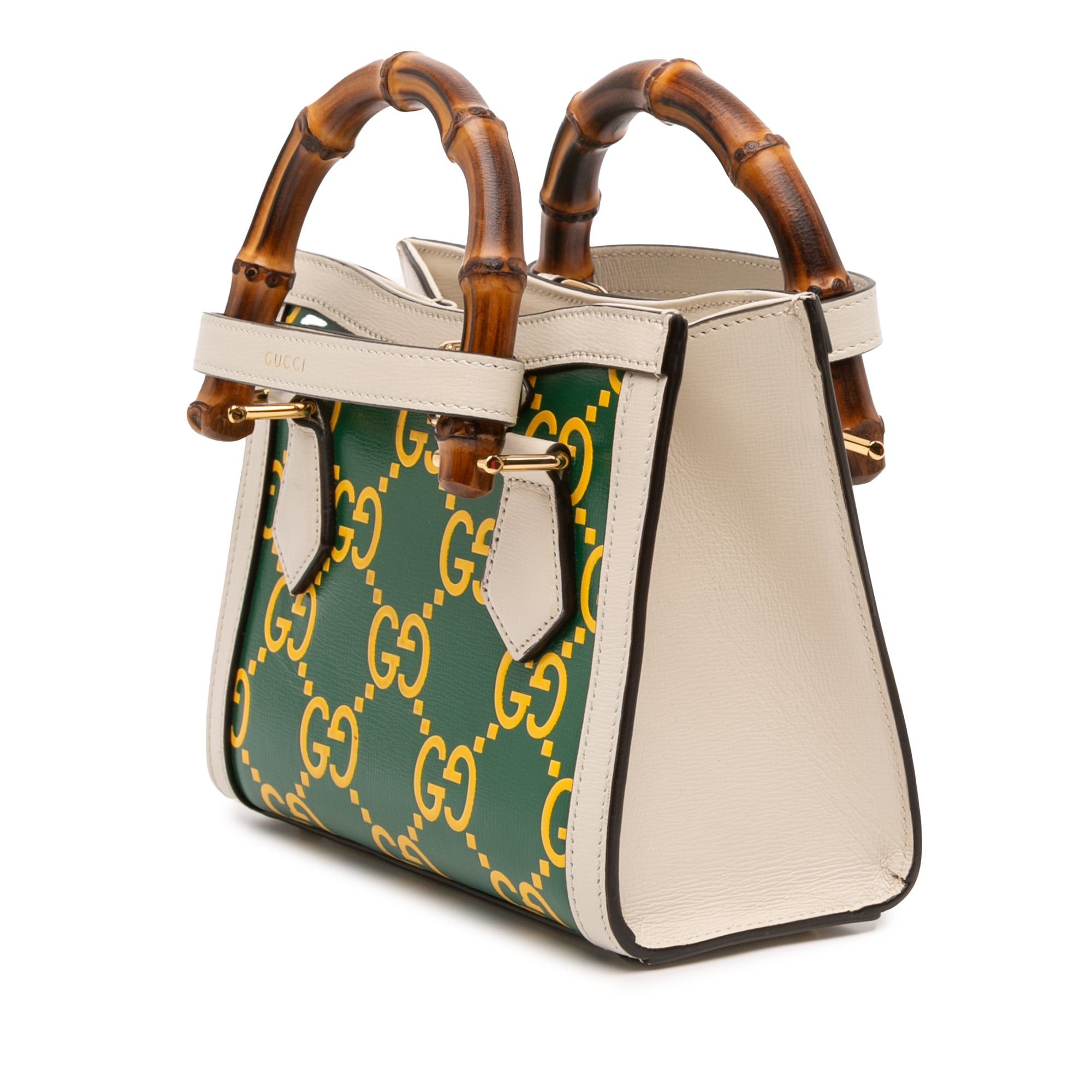 Gucci Mini Leather Bamboo GG Diana Satchel Size ONE SIZE - 2 Thumbnail