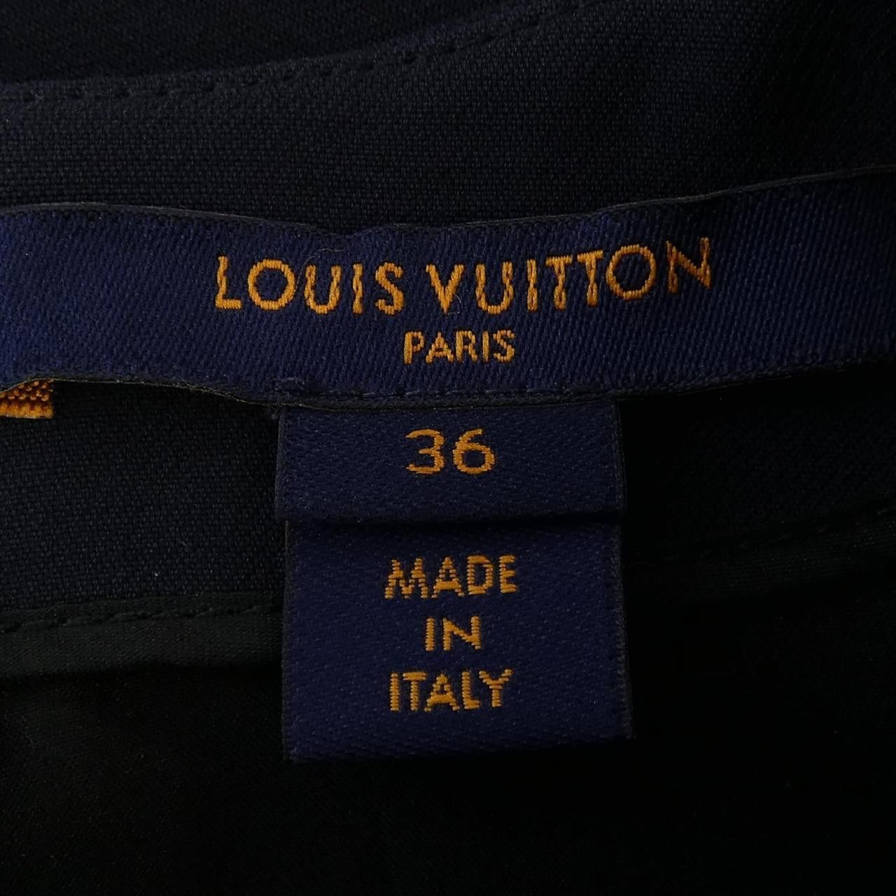 Louis Vuitton Louis Vuitton Louis Vuitton Fit and Flare Martingale Dress Textile Dresses FMDR98HZM DUTY FREE for USA Size ONE SIZE - 4 Thumbnail
