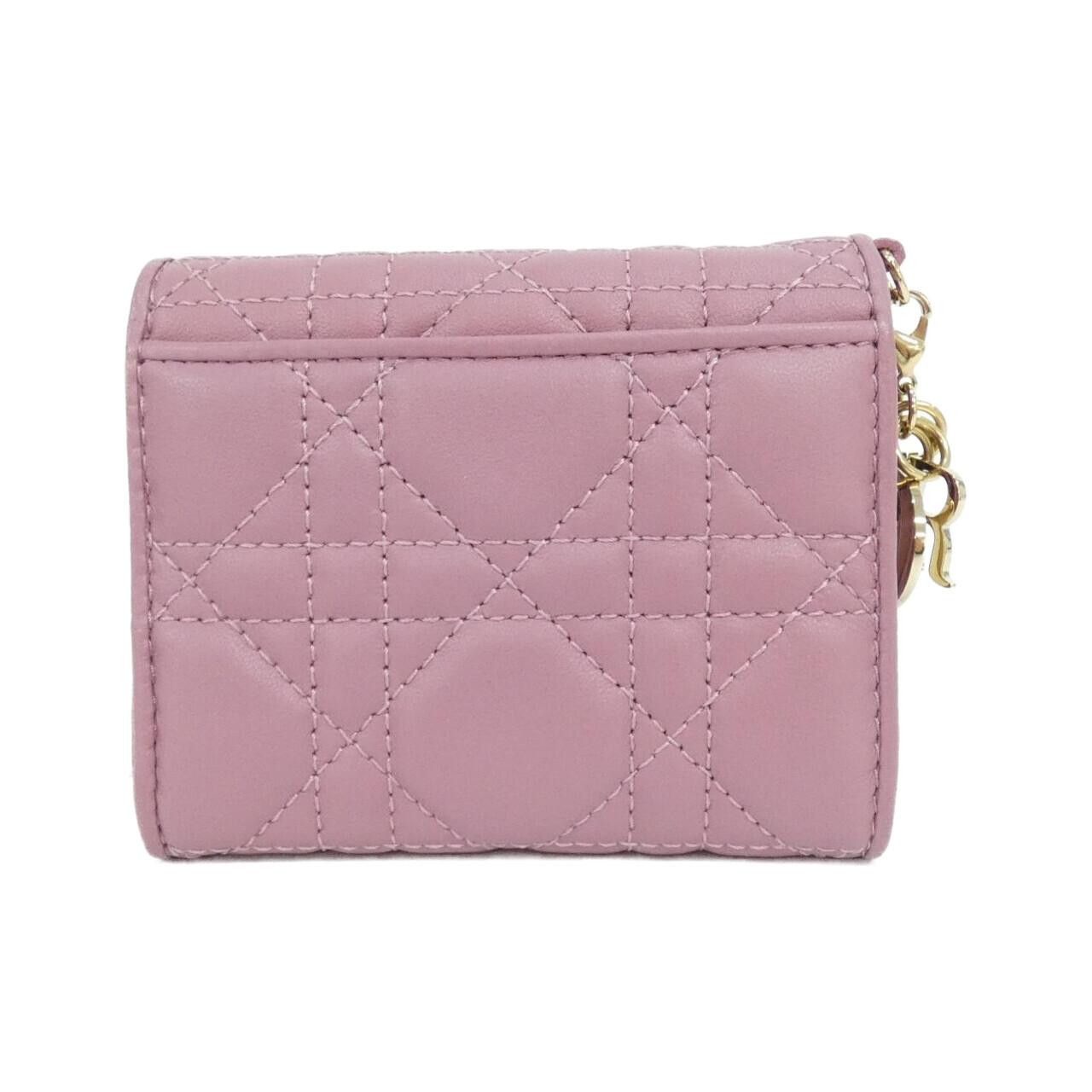Dior Dior Christian Dior Lady Dior Lotus Wallet Lambskin Wallet Leather Short Wallet S0181ONMJ DUTY FREE for USA Size ONE SIZE - 2 Thumbnail