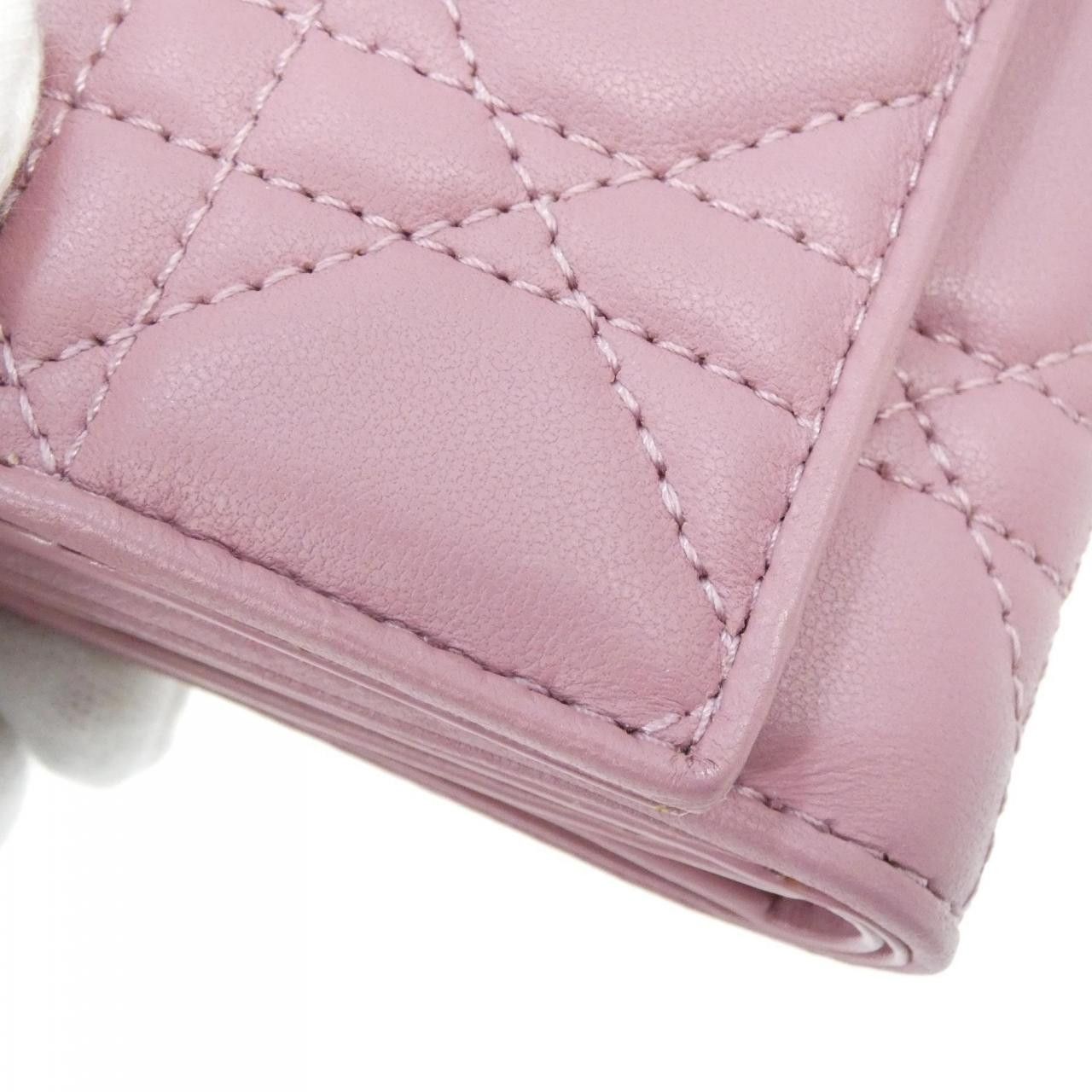 Dior Dior Christian Dior Lady Dior Lotus Wallet Lambskin Wallet Leather Short Wallet S0181ONMJ DUTY FREE for USA Size ONE SIZE - 4 Thumbnail