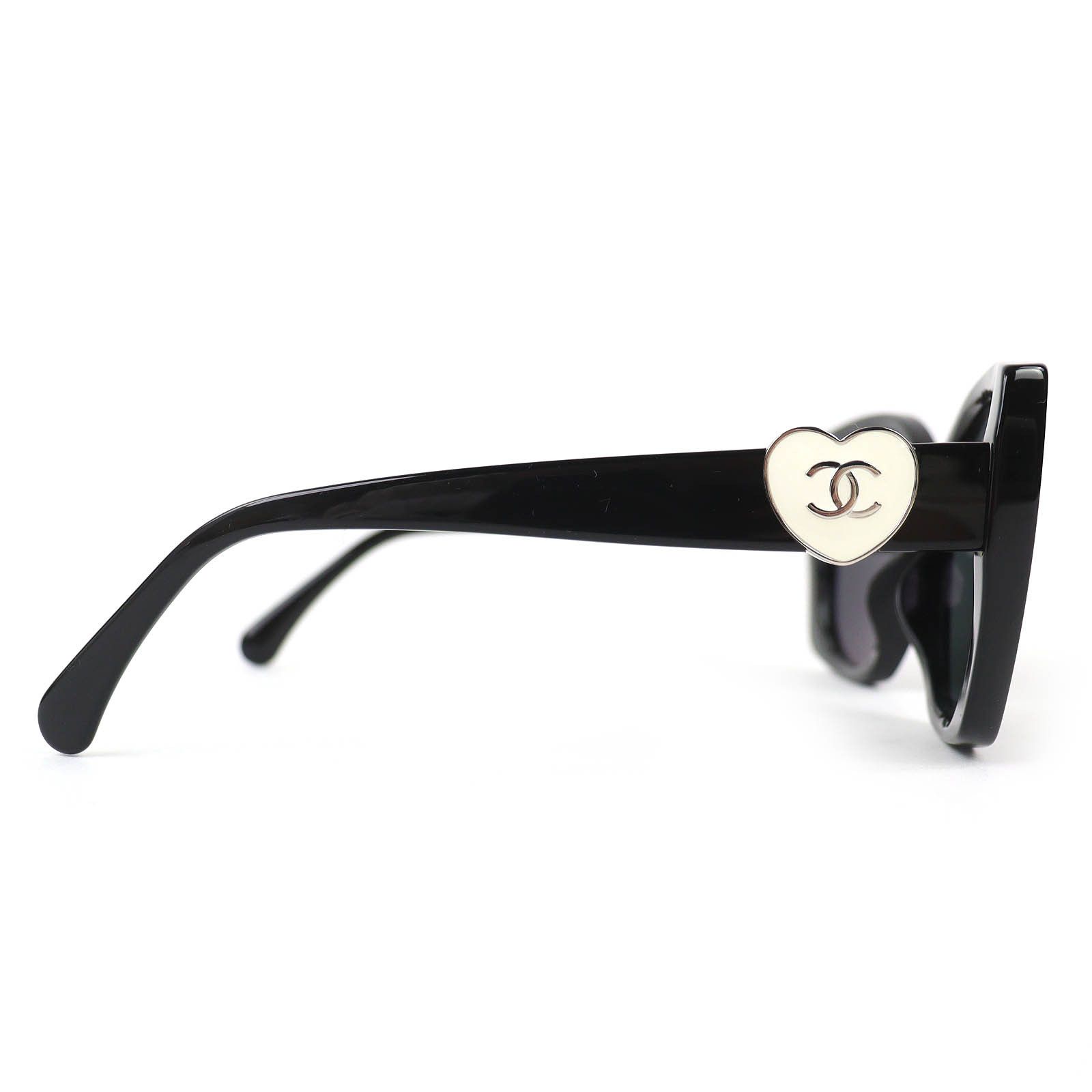 Chanel Chanel CHANEL COCO Mark Heart Square Shape Sunglasses Plastic / Synthetic Sunglasses 5519-A DUTY FREE for USA Size ONE SIZE - 5 Thumbnail