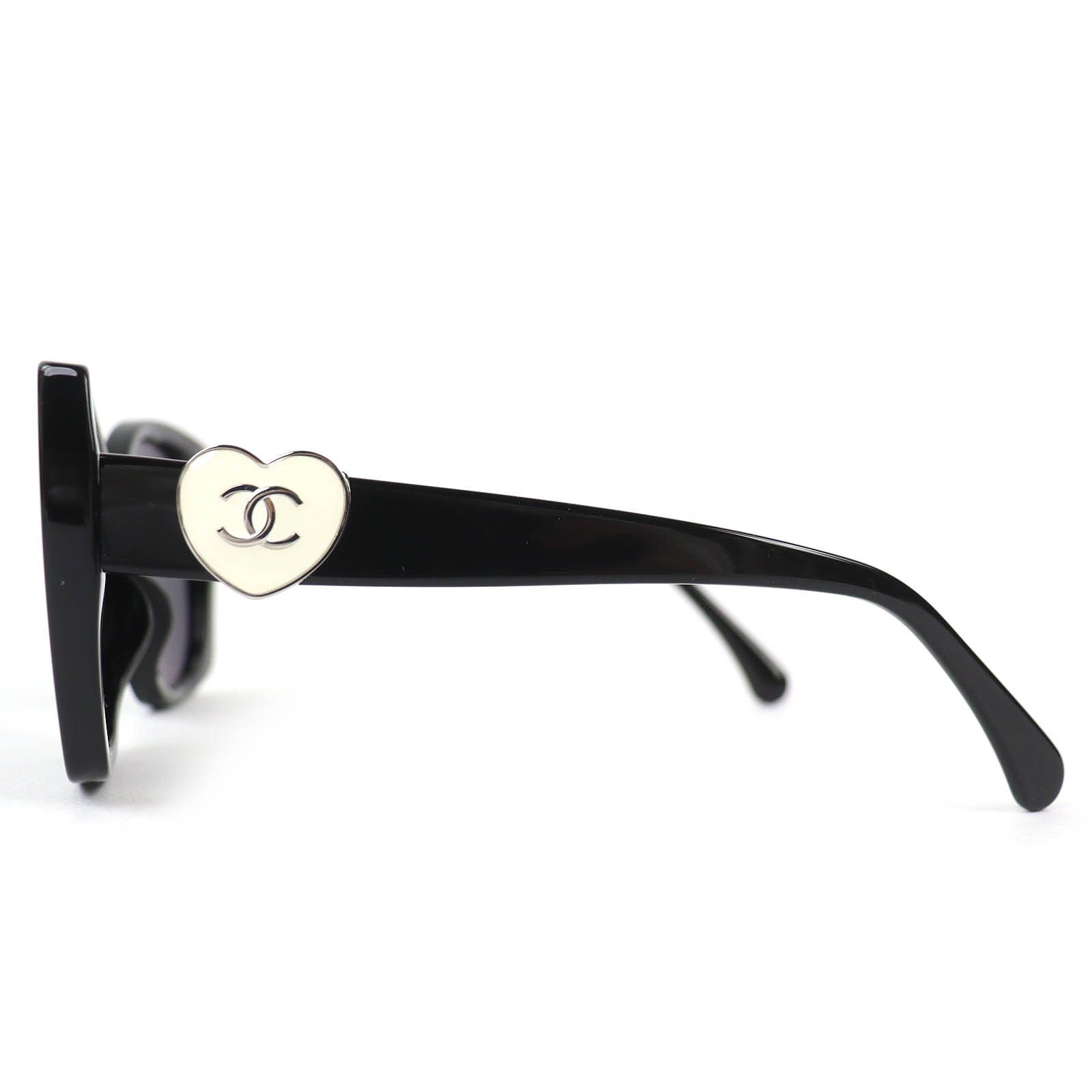 Chanel Chanel CHANEL COCO Mark Heart Square Shape Sunglasses Plastic / Synthetic Sunglasses 5519-A DUTY FREE for USA Size ONE SIZE - 4 Thumbnail