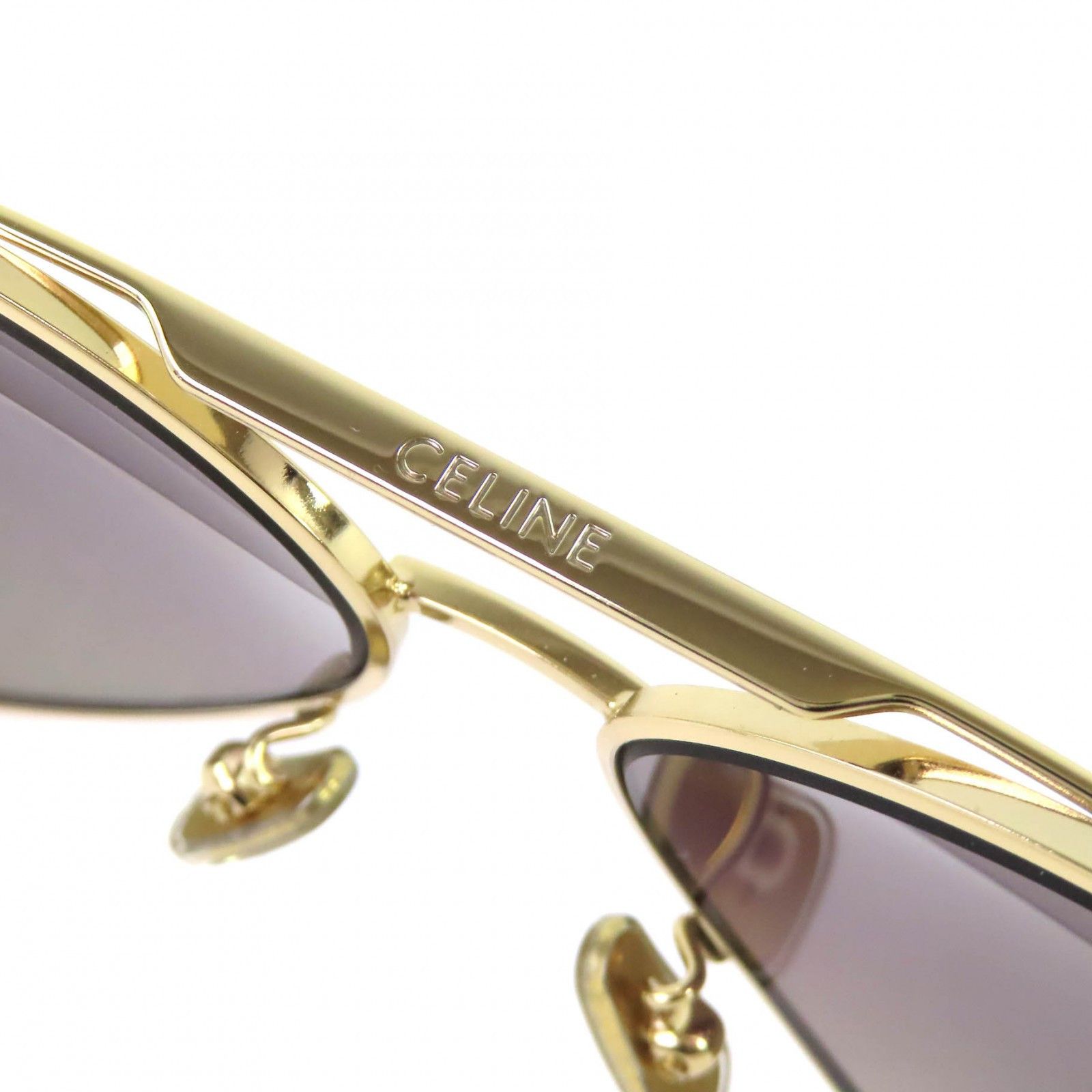 Celine Celine CELINE Two Bridges Teardrop Sunglasses Textile Sunglasses CL40062U DUTY FREE for USA Size ONE SIZE - 9 Thumbnail