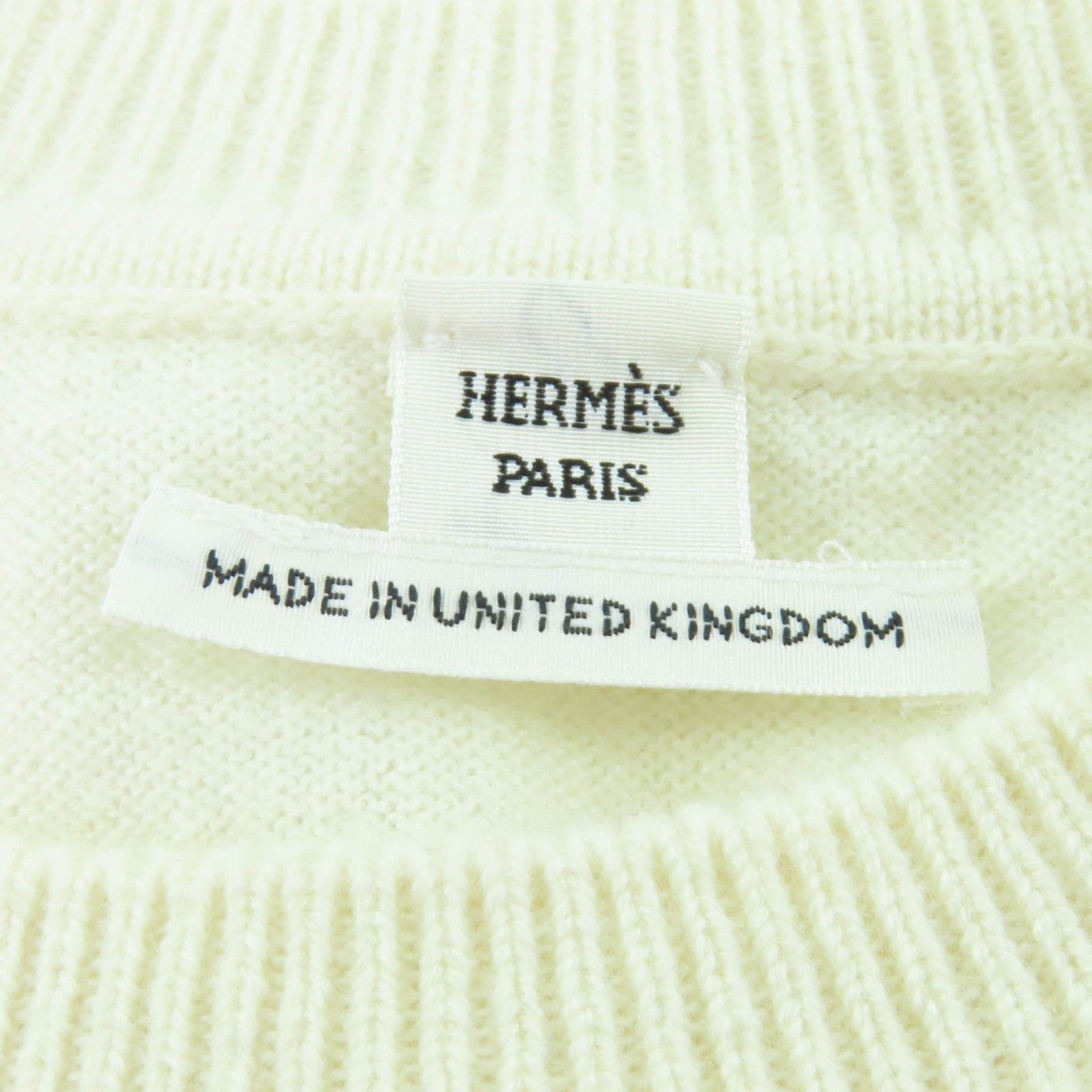 Hermes Hermes Hermes Cashmere Knit 40 Textile Tops DUTY FREE for USA Size ONE SIZE - 6 Thumbnail
