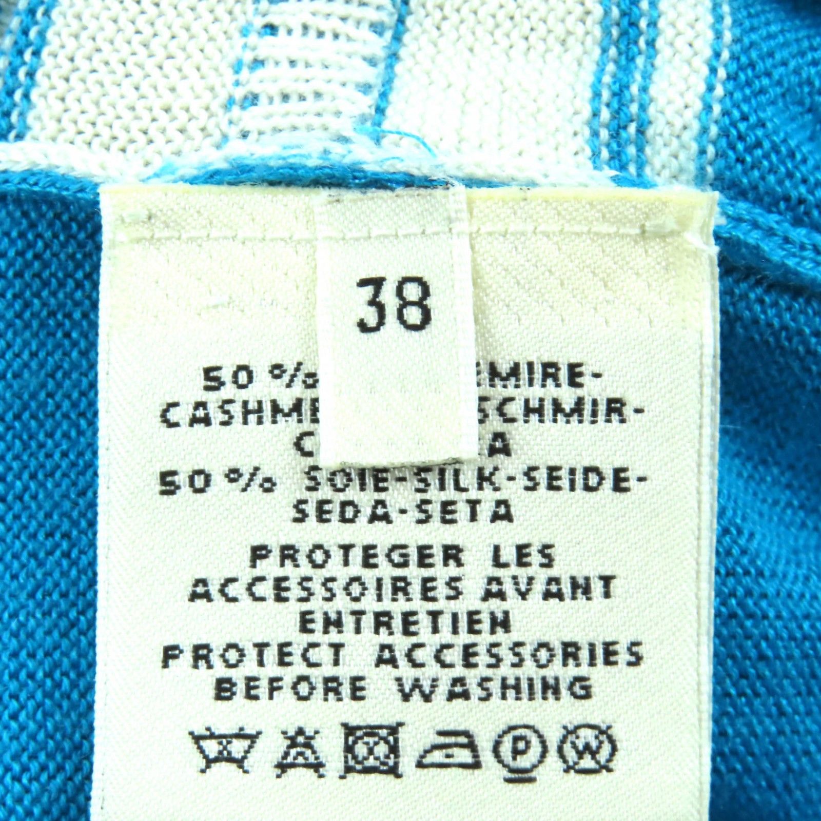 Hermes Hermes Hermès 38 Cashmere Silk Cardigan Textile Tops DUTY FREE for USA Size ONE SIZE - 8 Thumbnail