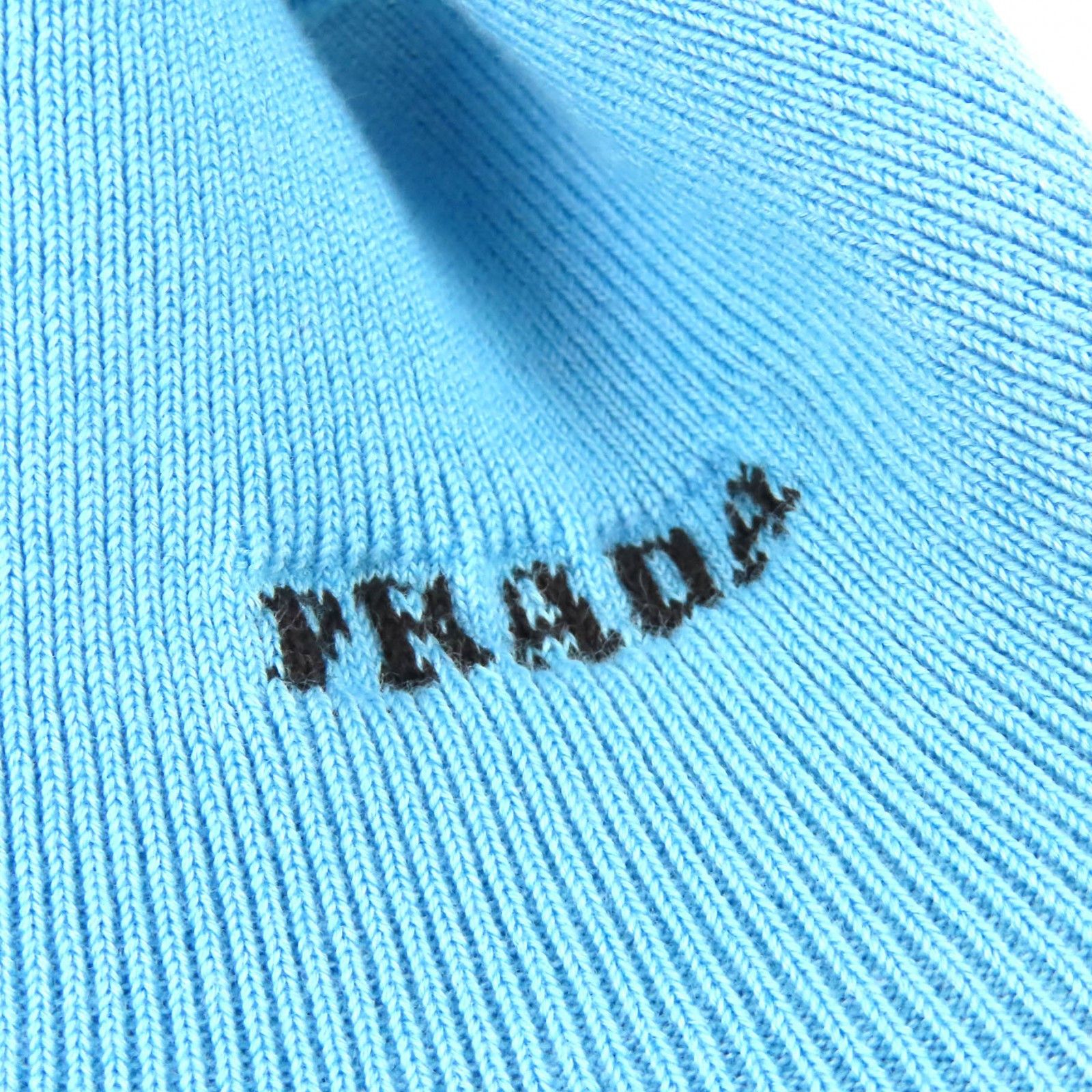 Prada Prada Prada Mock neck Virgin Wool Cashmere Cotton Knit Textile Tops UMR536 S222 1113 DUTY FREE for USA Size ONE SIZE - 4 Thumbnail