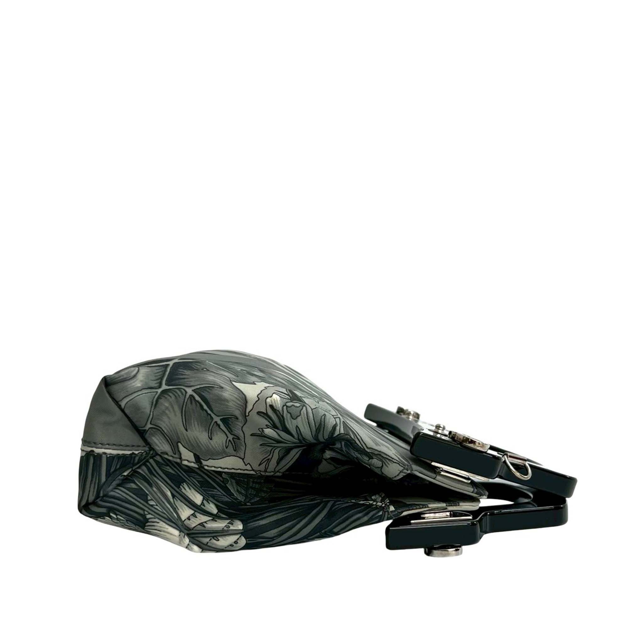 Salvatore Ferragamo Salvatore Ferragamo Printed Canvas Acrylic Top Handle Bag Size ONE SIZE - 5 Thumbnail