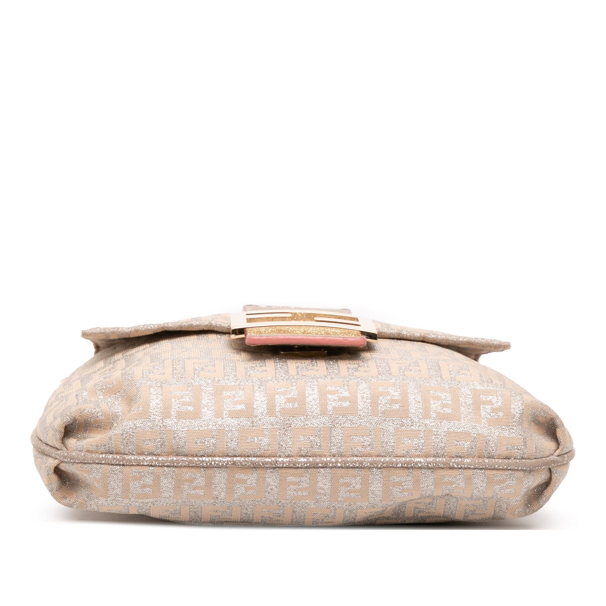 Zucchino Metallic Canvas Flap Crossbody
