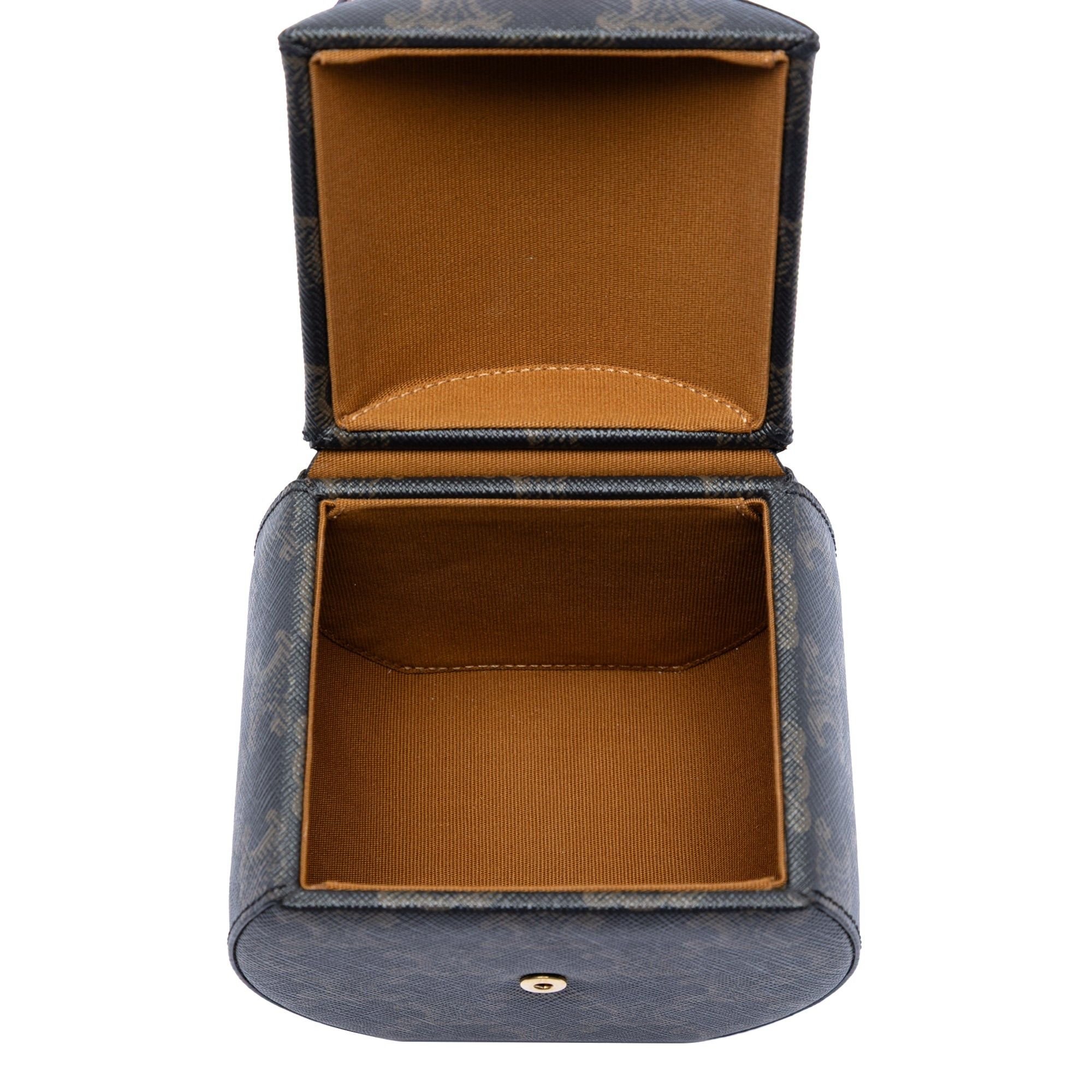 Celine Triomphe Coated Canvas Round Box Handbag Size ONE SIZE - 4 Thumbnail