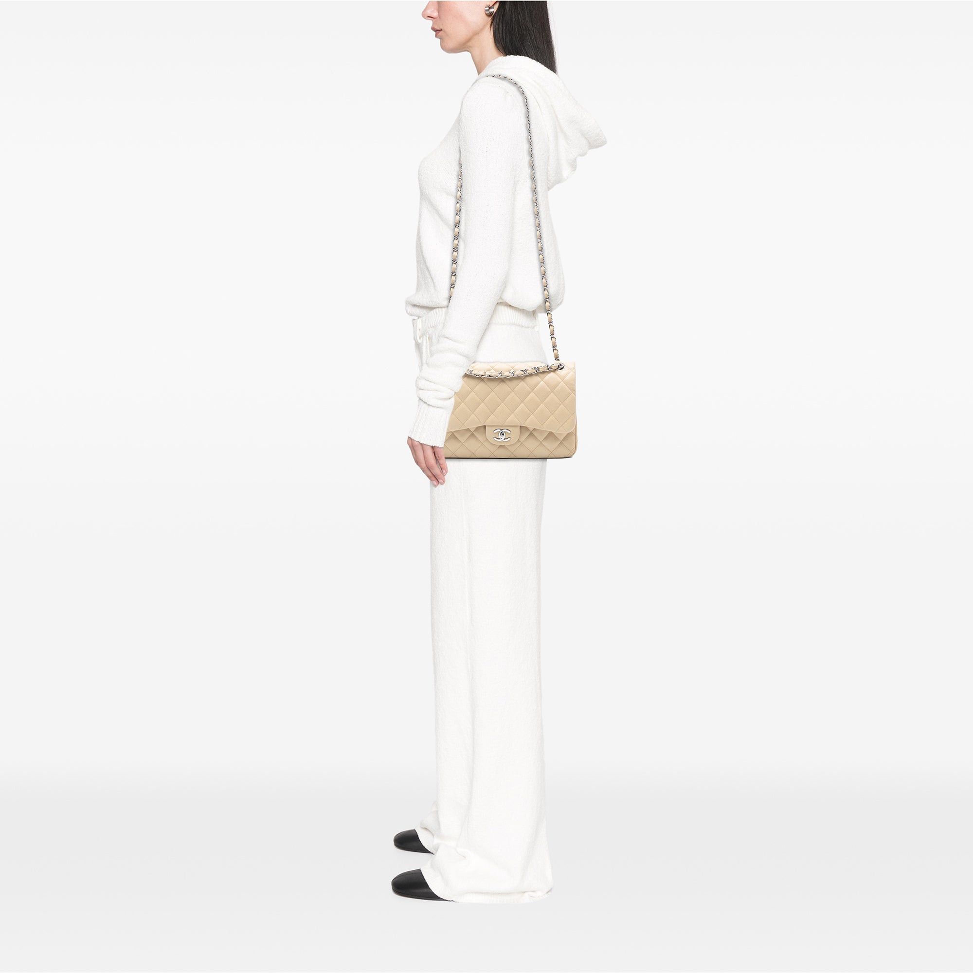Chanel Jumbo Classic Caviar Double Flap Size ONE SIZE - 7 Thumbnail