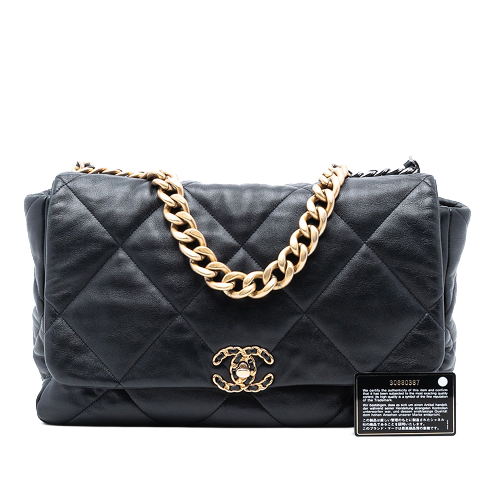 Chanel Maxi Lambskin 19 Flap Size ONE SIZE - 8 Thumbnail