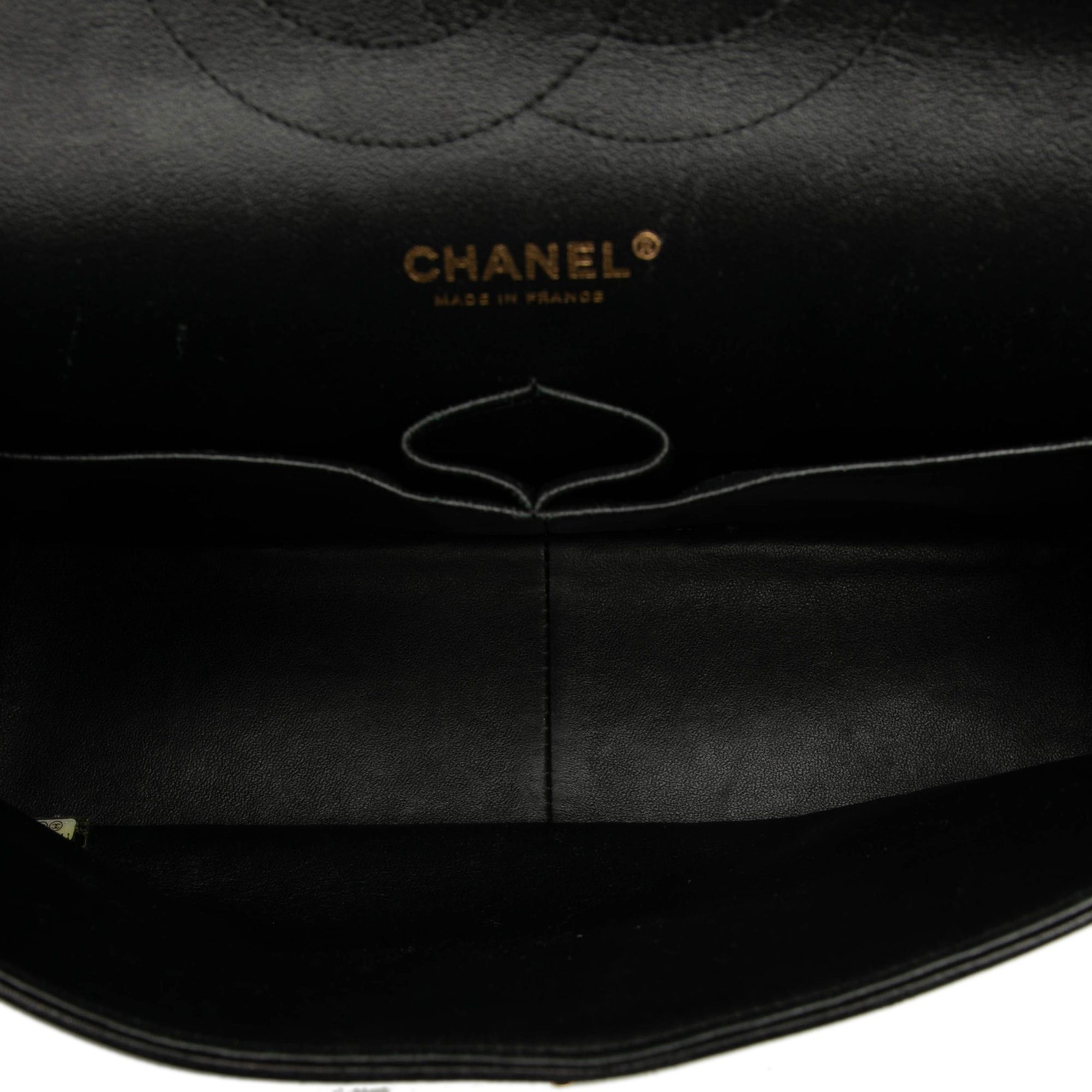 Chanel Jumbo Classic Chevron Lambskin Double Flap Size ONE SIZE - 4 Thumbnail
