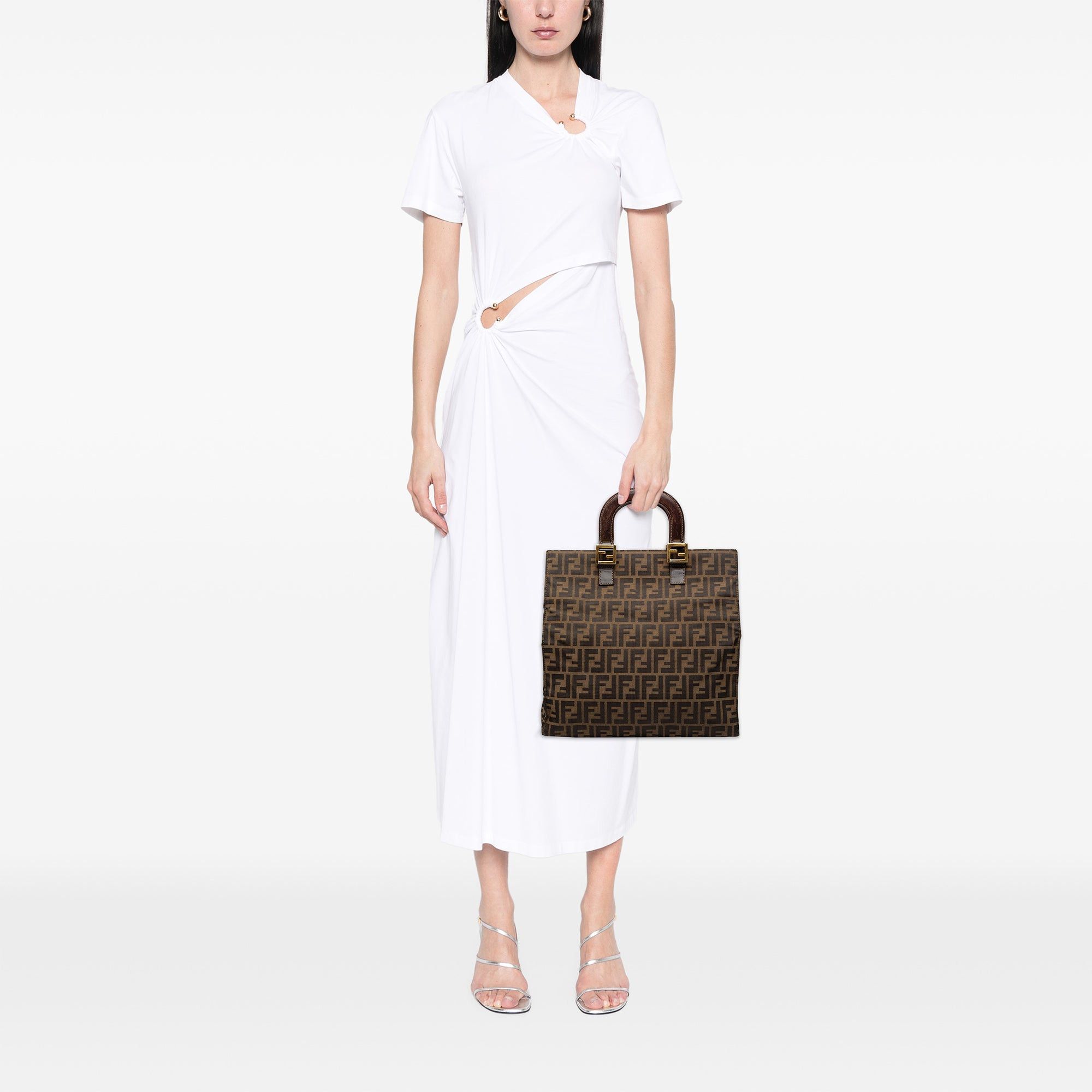 Fendi Zucca Canvas Twins Tote Size ONE SIZE - 8 Thumbnail
