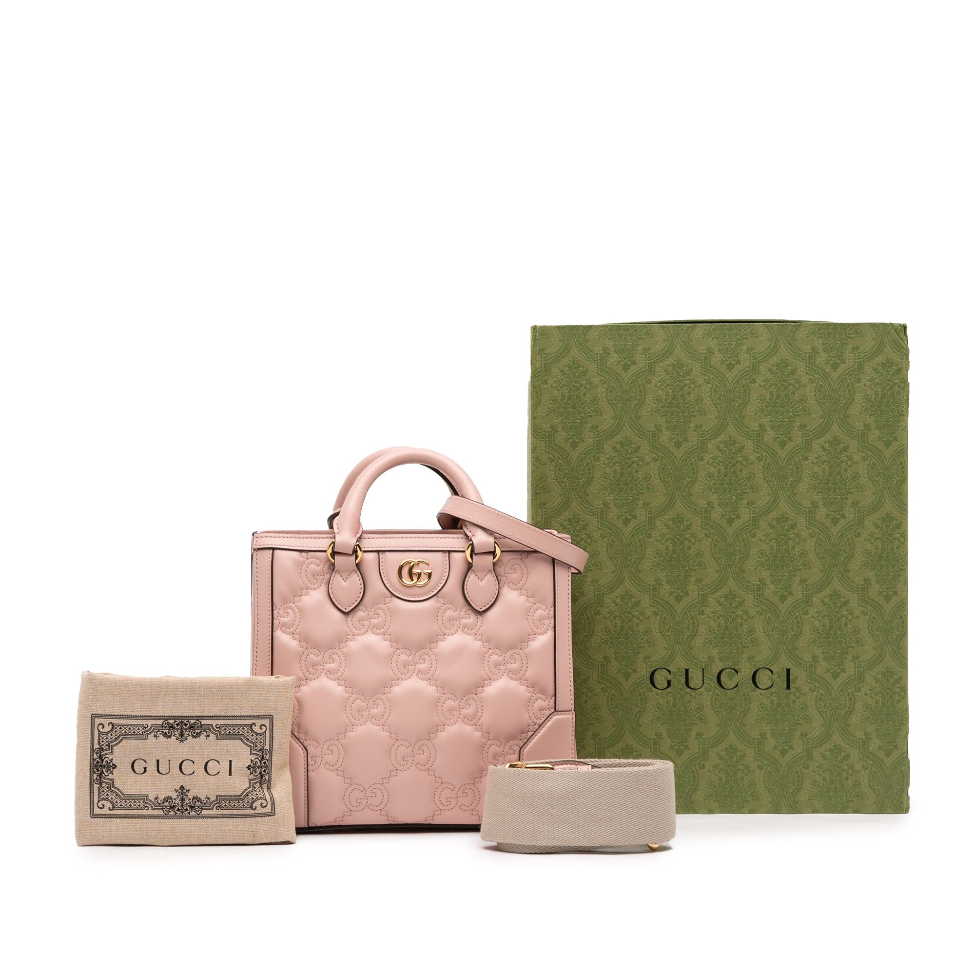 Gucci Mini GG Matelasse Leather Top Handle Bag Size ONE SIZE - 11 Thumbnail