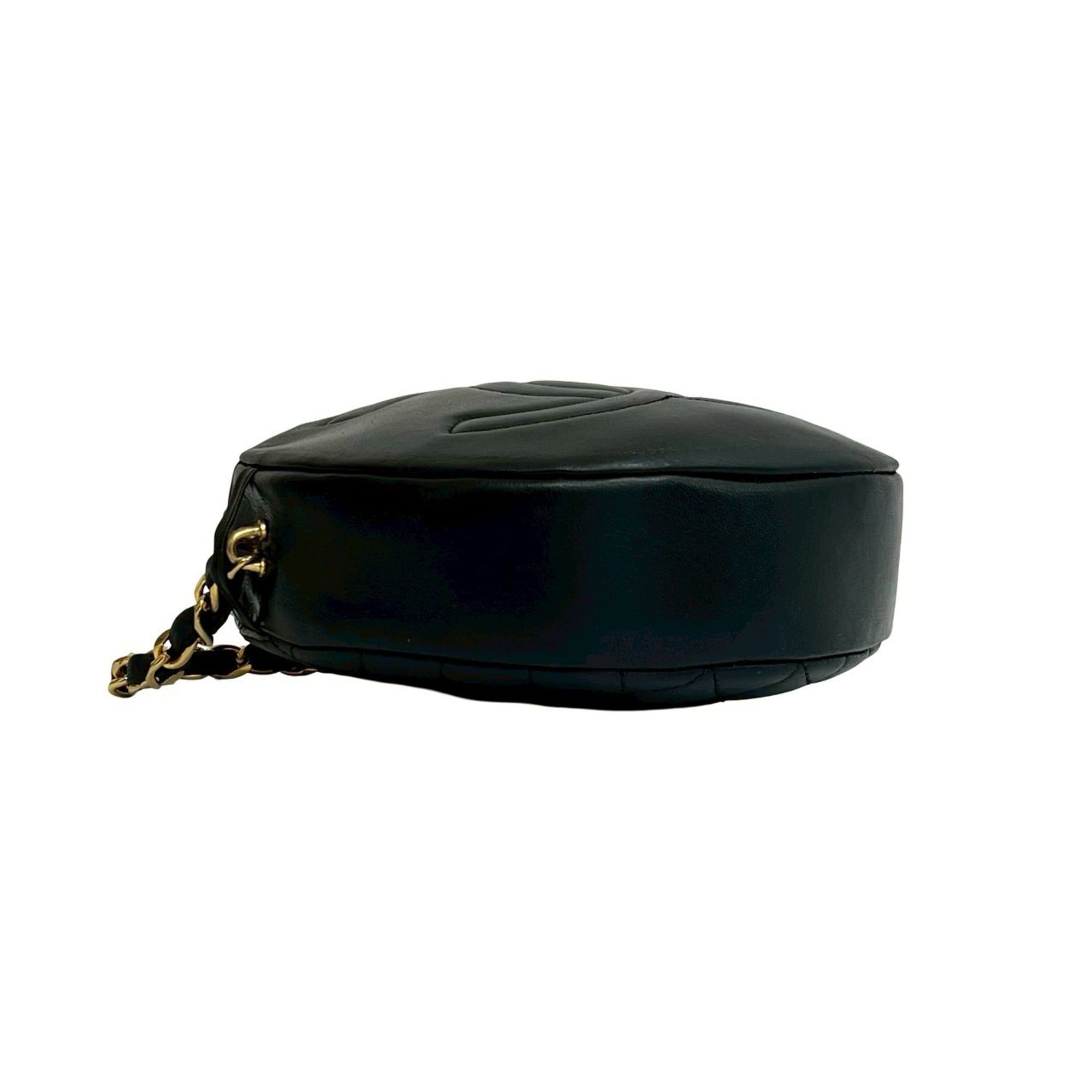 Chanel CHANEL Matelasse Coco Mark Lambskin Chain Shoulder Bag Pochette Black 20034 Size ONE SIZE - 7 Thumbnail