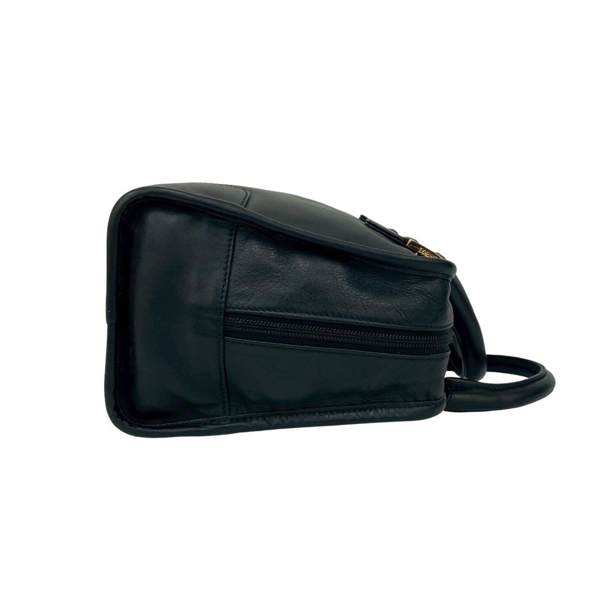 Loewe LOEWE Amazona 28 Anagram Leather Handbag, Mini Boston Bag, Tote Black, 31435 Size ONE SIZE - 6 Thumbnail