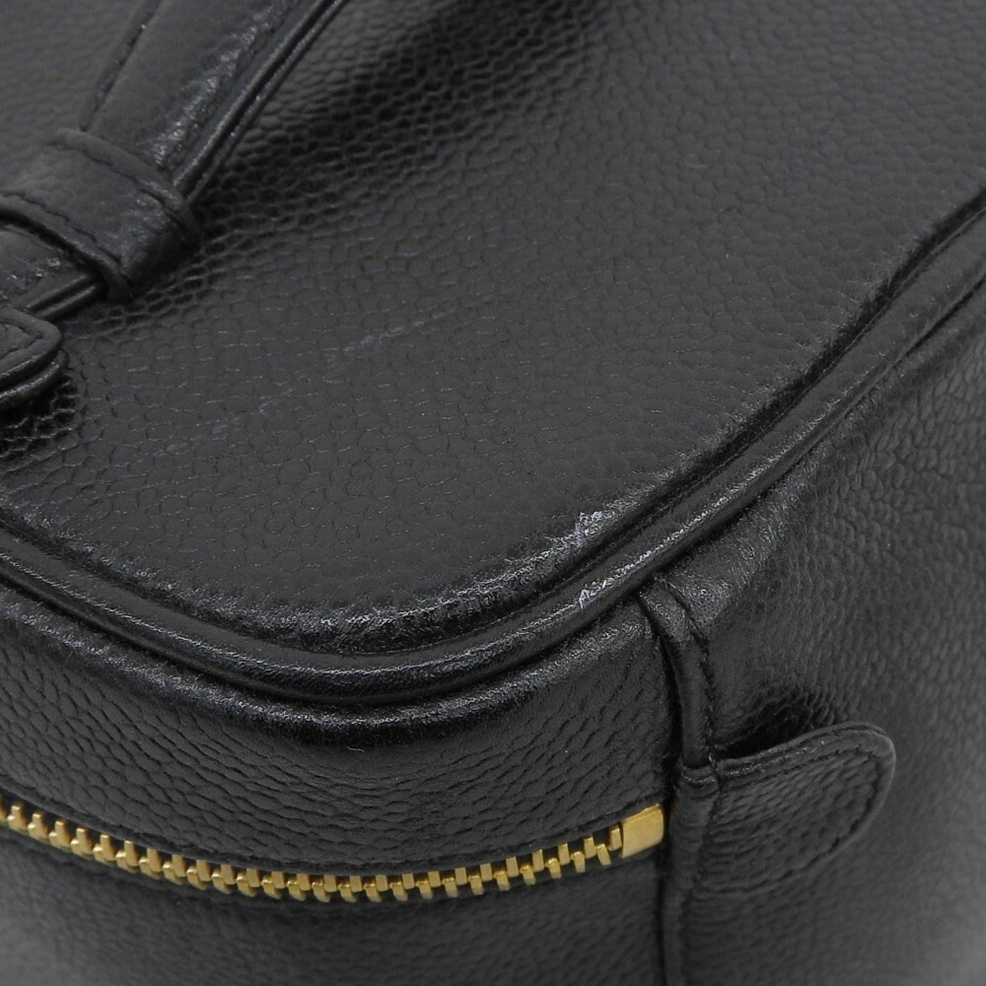 Chanel CHANEL Coco Mark Vanity Bag A01998 in Caviar Skin, Black Size ONE SIZE - 5 Thumbnail