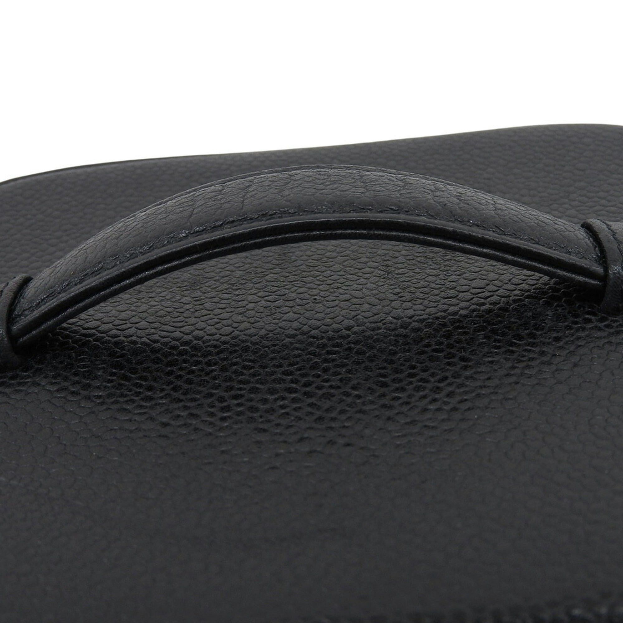 Chanel CHANEL Coco Mark Vanity Bag A01998 in Caviar Skin, Black Size ONE SIZE - 6 Thumbnail
