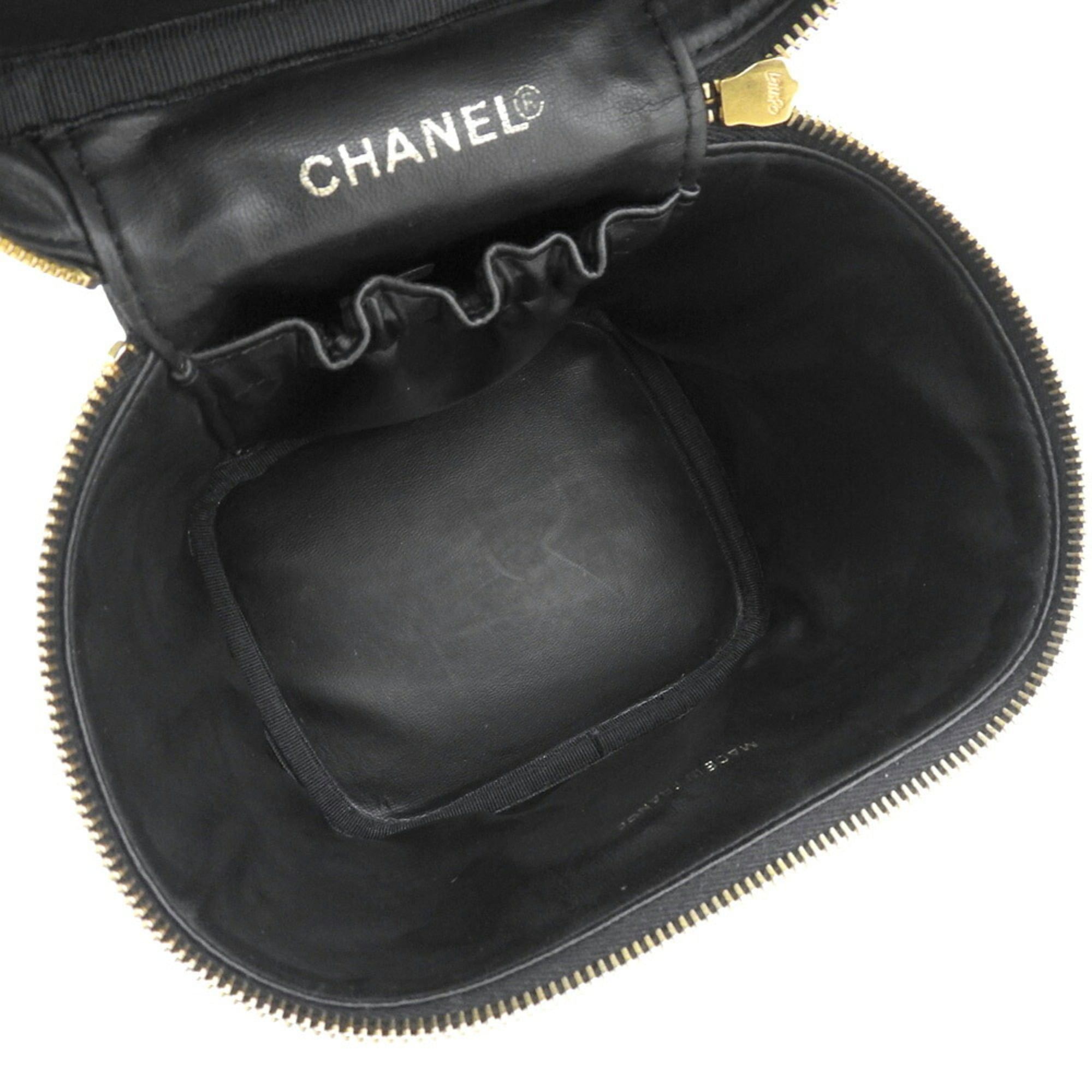 Chanel CHANEL Coco Mark Vanity Bag A01998 in Caviar Skin, Black Size ONE SIZE - 3 Thumbnail