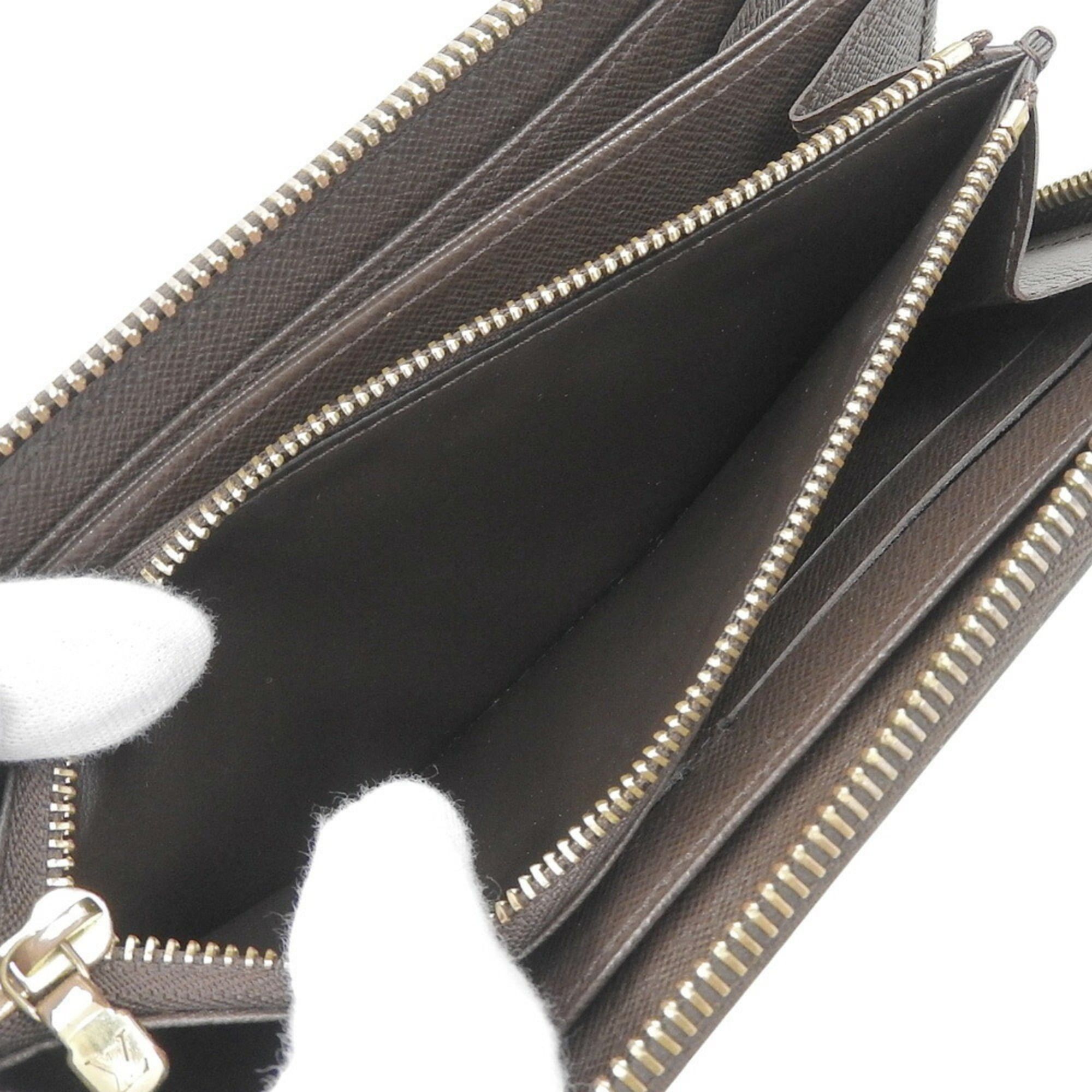 Louis Vuitton Louis Vuitton Damier Zippy Wallet N60015 Ebene Round Long Size ONE SIZE - 4 Thumbnail
