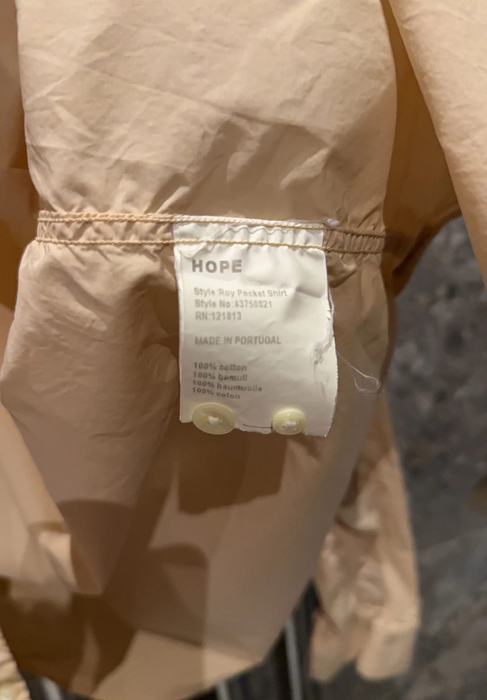 Hope Hope Roy pocket shirt Shirt Size US S / EU 44-46 / 1 - 3 Thumbnail