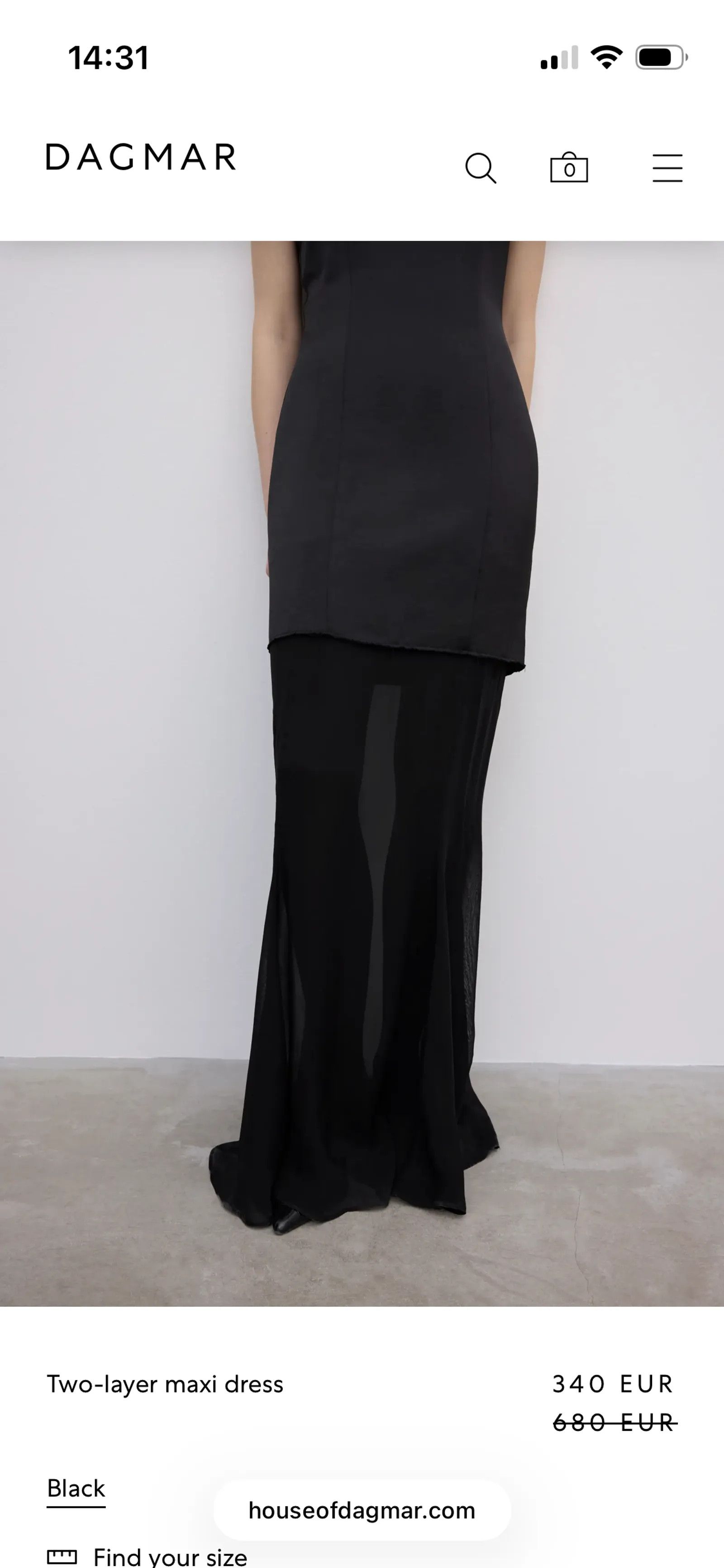 Dagmar Dagmar Two-layer maxi dress Dress Size XS / US 0-2 / IT 36-38 - 5 Thumbnail