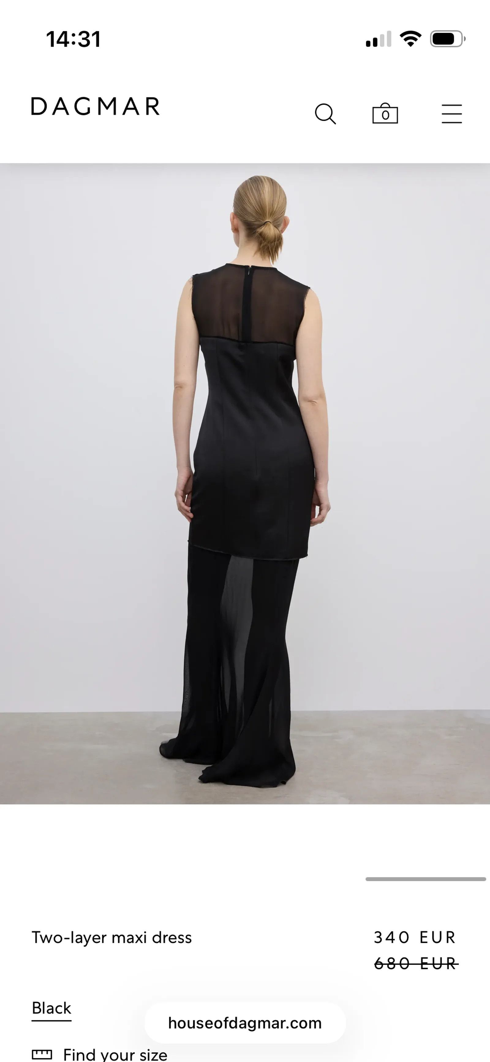 Dagmar Dagmar Two-layer maxi dress Dress Size XS / US 0-2 / IT 36-38 - 4 Thumbnail