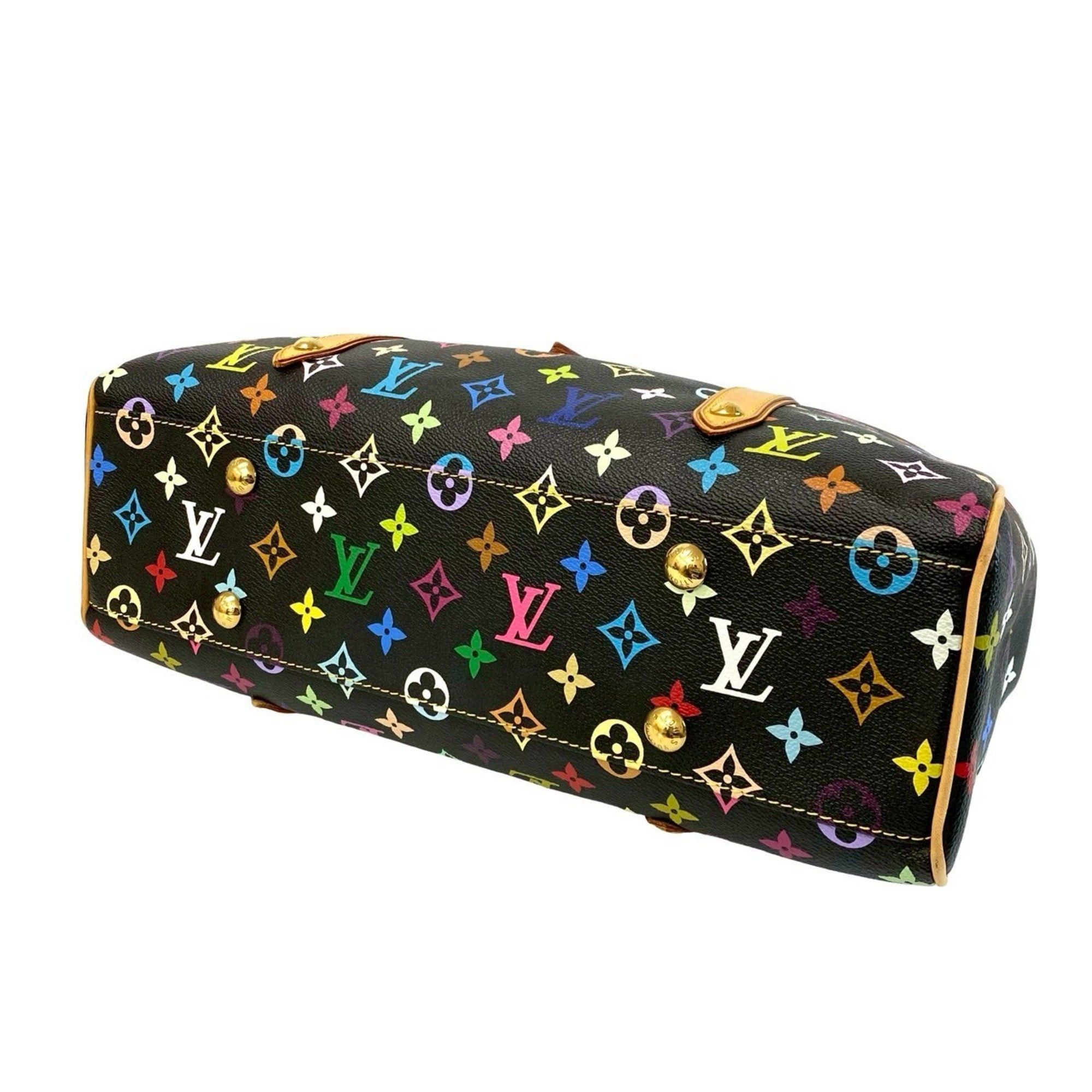 Louis Vuitton LOUIS VUITTON Aurelia MM Monogram Multicolor Leather Tote Bag/Semi-Shoulder Bag 04856 Size ONE SIZE - 8 Thumbnail