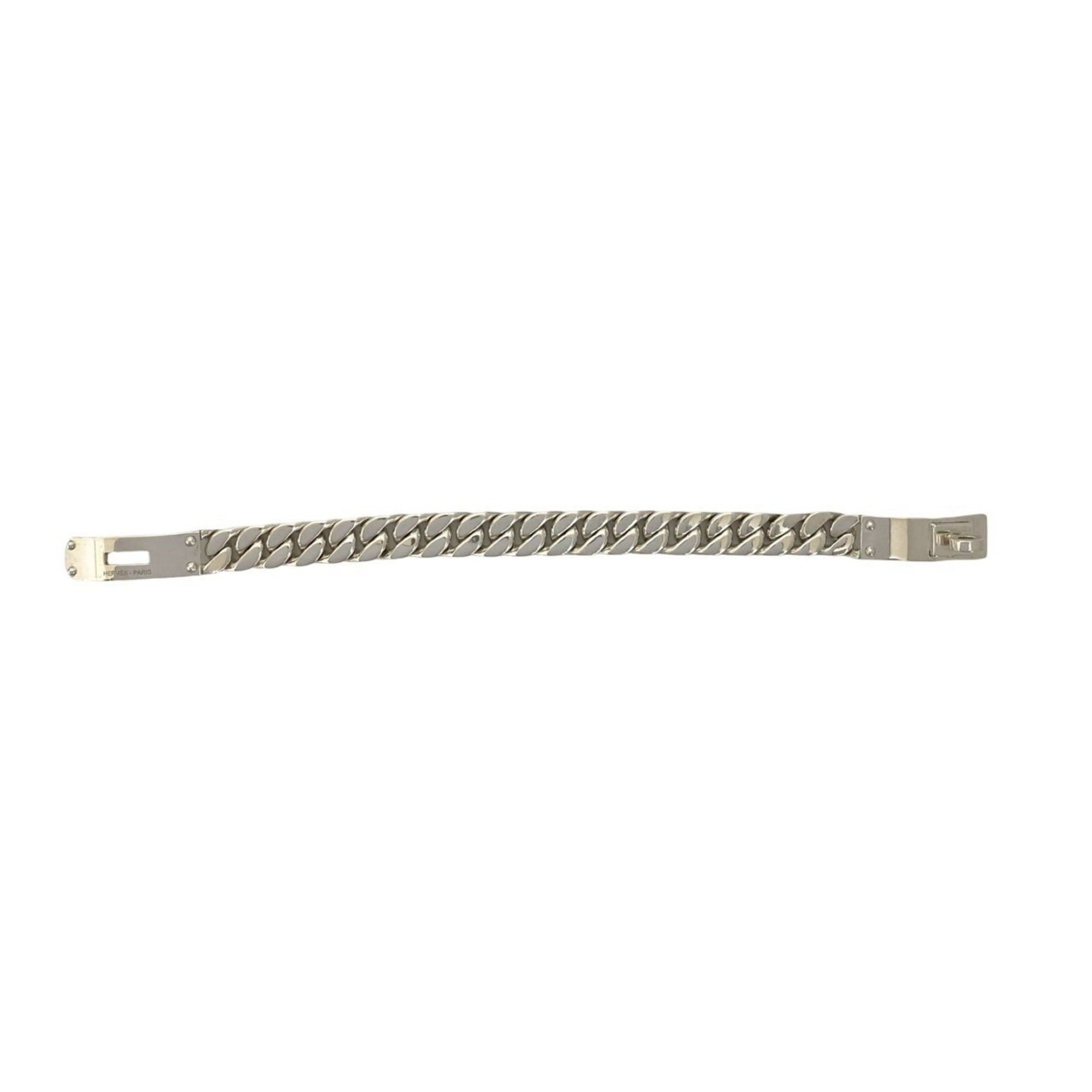 Hermes HERMES Gourmet GM Silver 925 Turnlock Bracelet/Bangle for Men and Women 36914 Size ONE SIZE - 6 Thumbnail