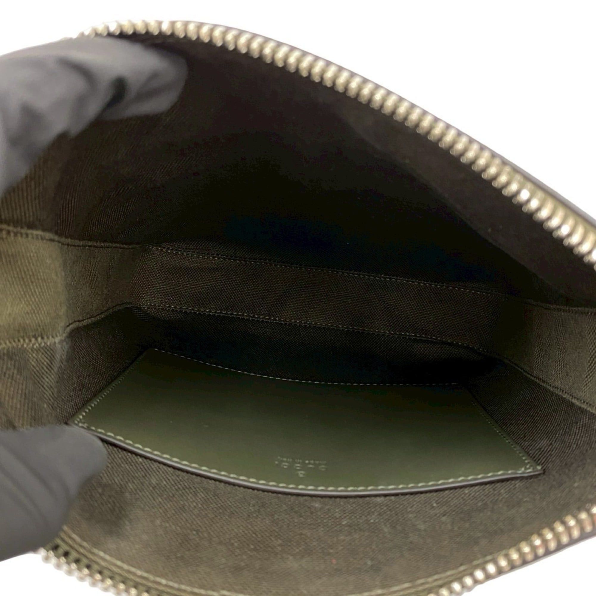 Gucci GUCCI GG Pattern Small Messenger Bag Leather Shoulder Sacoche Green 1675b Size ONE SIZE - 9 Thumbnail