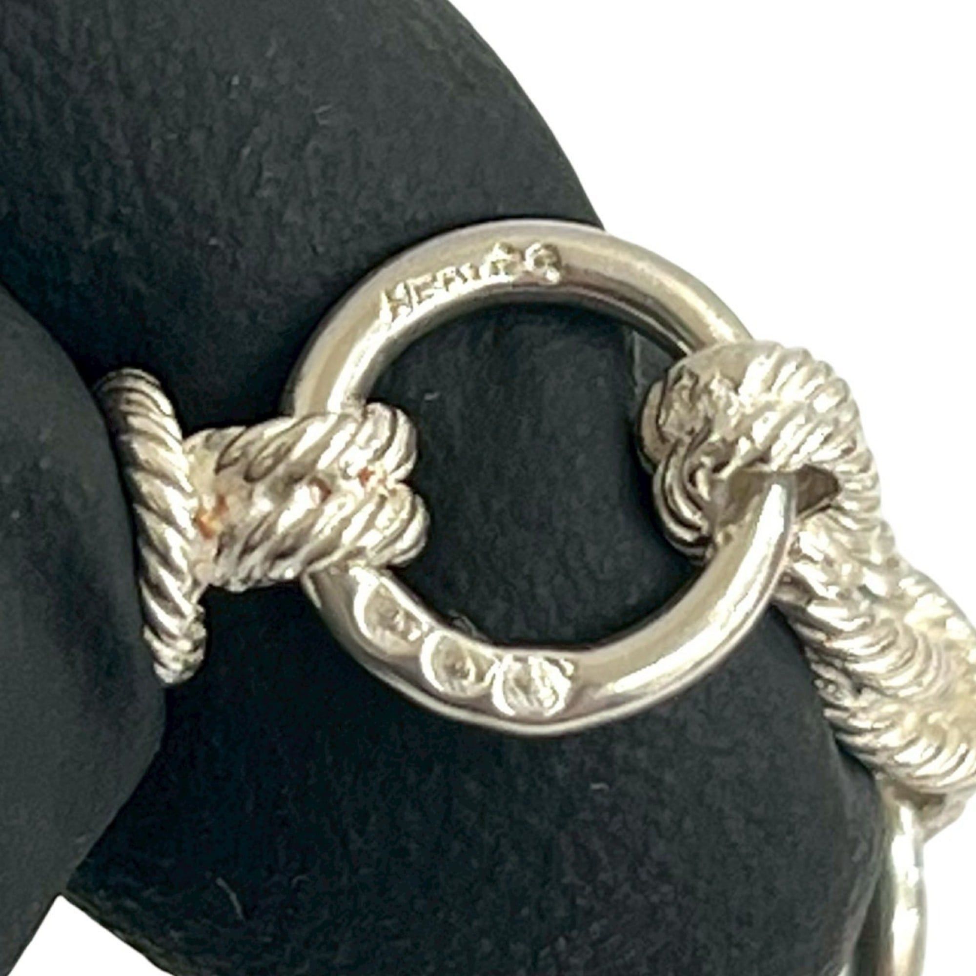 Hermes HERMES Audienne Silver 925 Necklace Choker Pendant 41229 Size ONE SIZE - 2 Thumbnail