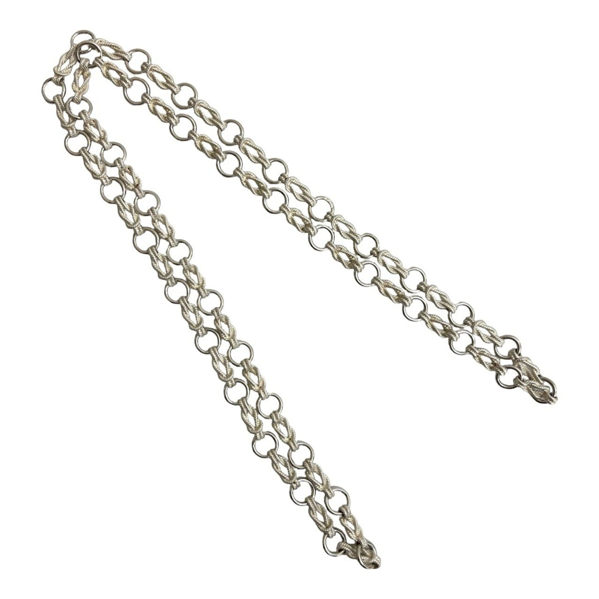 Hermes HERMES Audienne Silver 925 Necklace Choker Pendant 41229 Size ONE SIZE - 3 Thumbnail