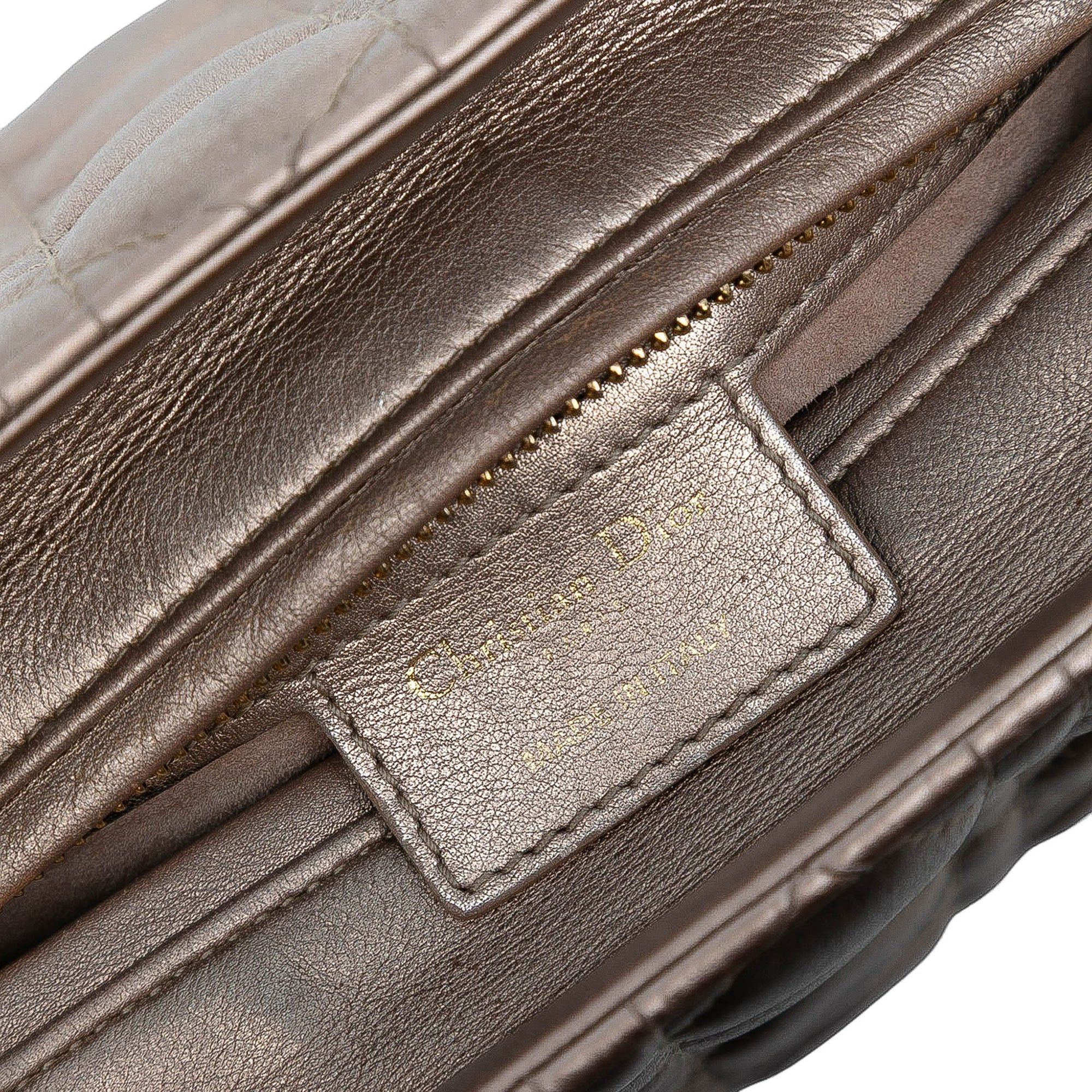 Dior Medium Metallic Lambskin Cannage Lady Dior Size ONE SIZE - 6 Thumbnail